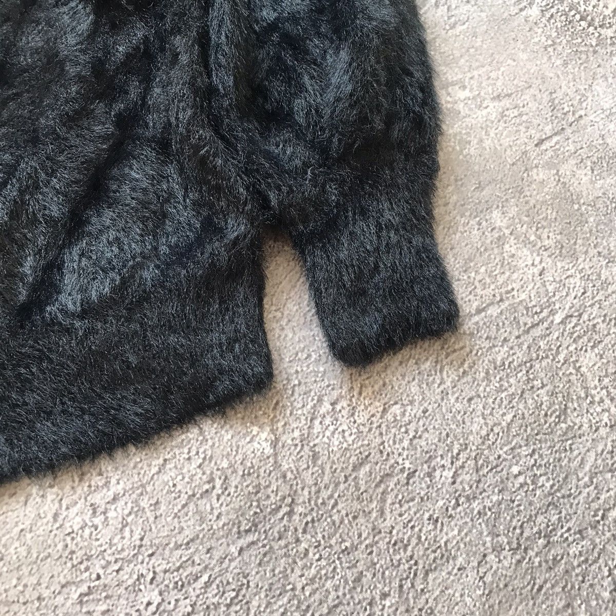 Vintage Vintage 90s Oversized Mohair Knit Sweater Grunge Y2K Logo S Size S / US 4 / IT 40 - 5 Thumbnail
