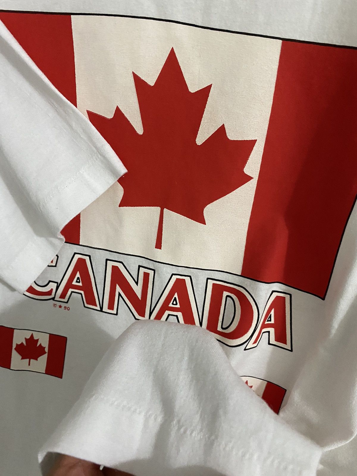 Vintage Canada Flag Art Size US XL / EU 56 / 4 - 4 Thumbnail