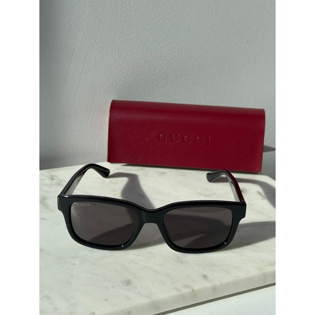 Gucci NEW Gucci GG1583S Black Unisex Sunglasses Size ONE SIZE - 7 Thumbnail
