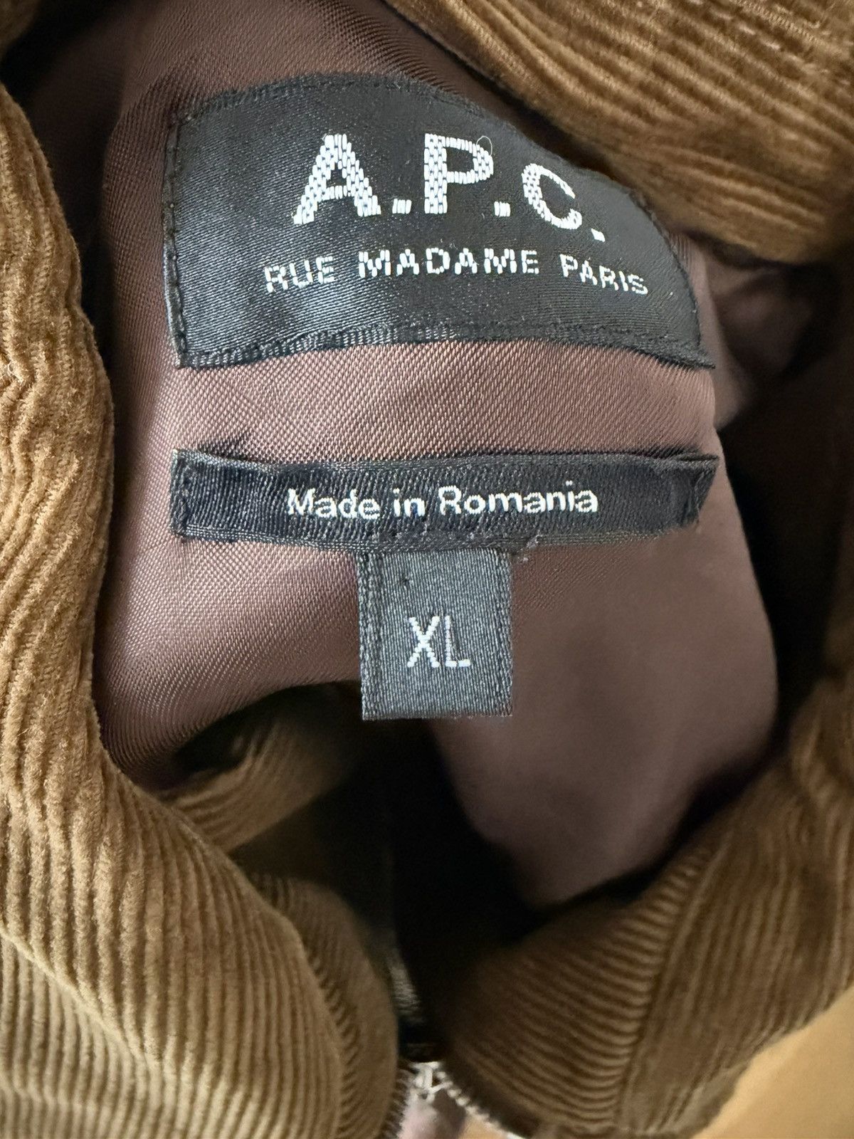 A.P.C. A.P.C. Gilles Corduroy Jacket (Brown) Size US L / EU 52-54 / 3 - 5 Thumbnail