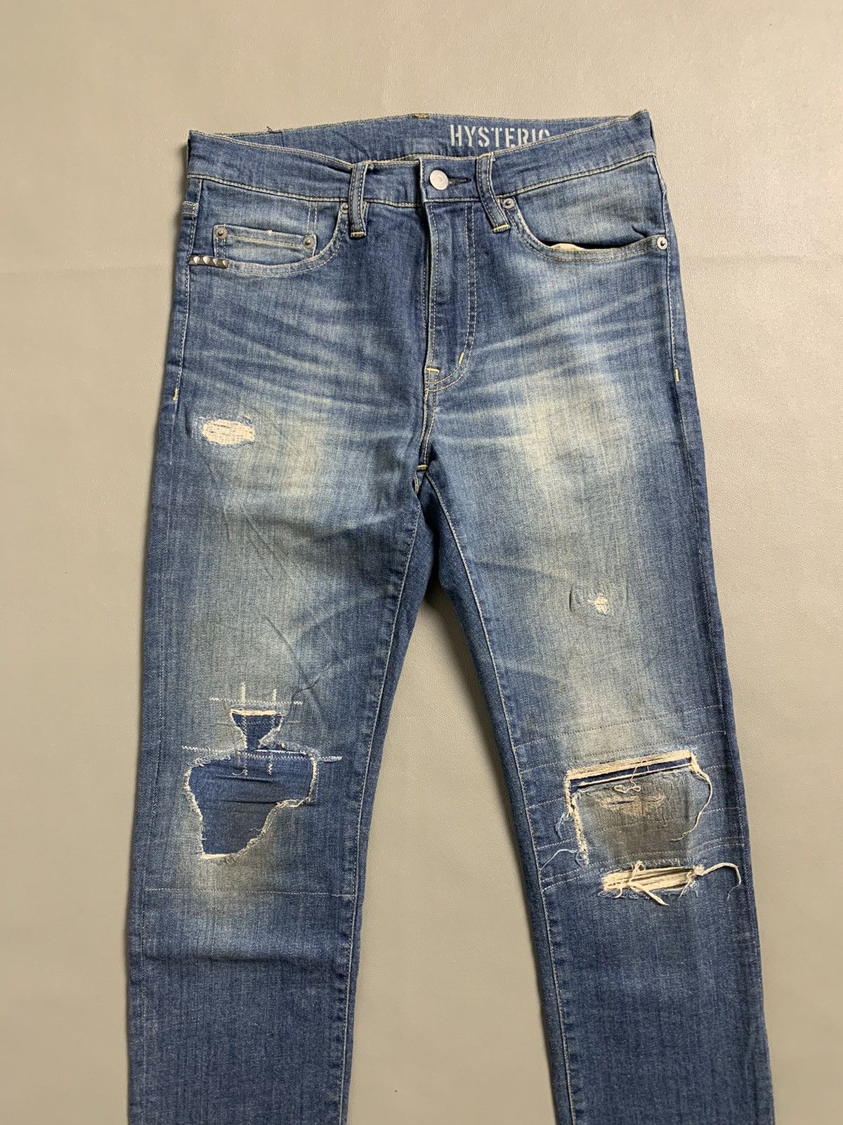 Hysteric Glamour × Japanese Brand × Vintage hysteric glamour ripped skiny jeans Size US 28 / EU 44 - 3 Thumbnail