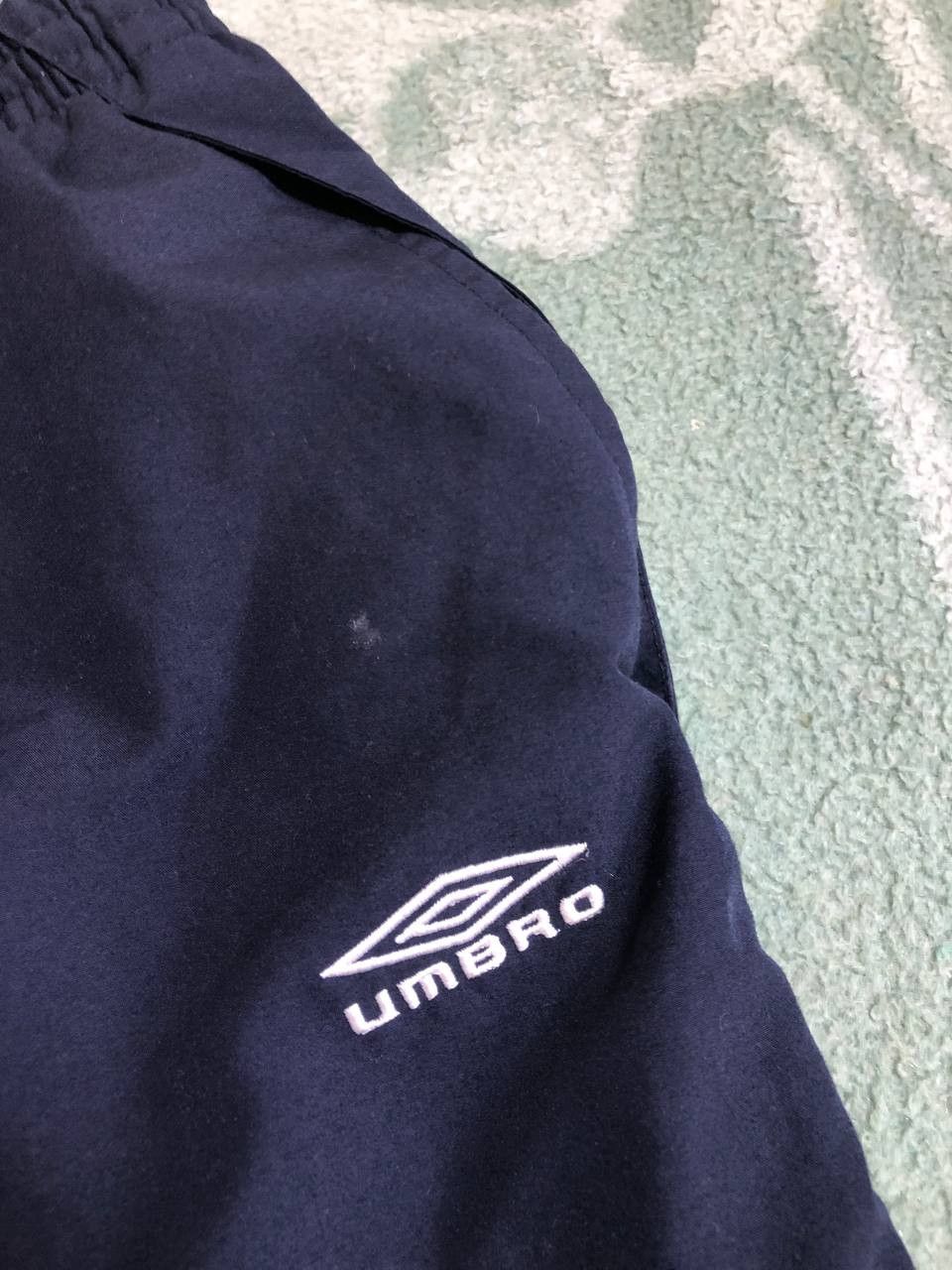 Umbro Vintage Nike Track shorts Mens Blue nylon Wide Leg Baggy Size US 34 / EU 50 - 13 Thumbnail