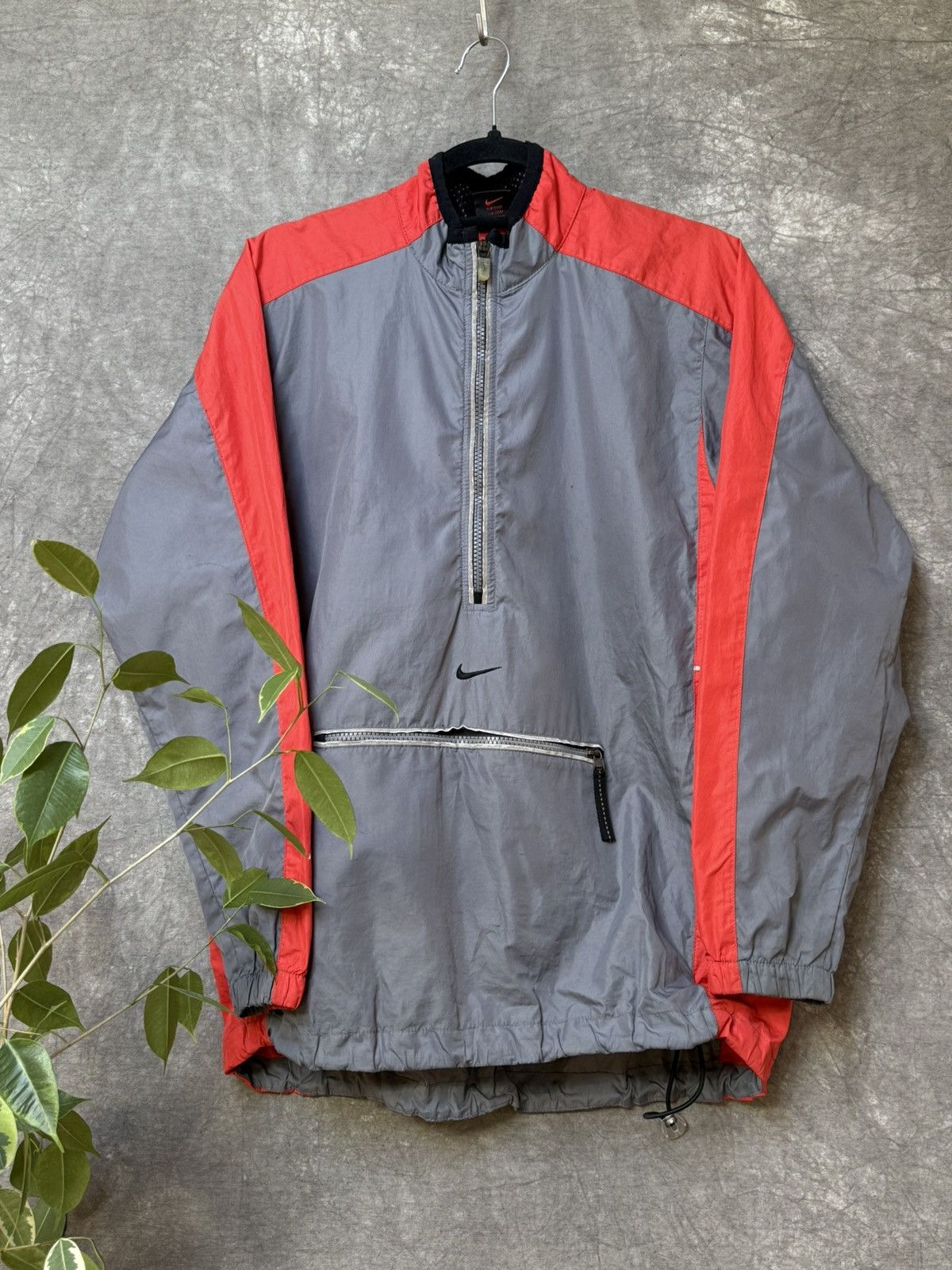 Nike × Vintage Vintage Nike jacket 90s nylon Y 2K oversize swoosh logo Size US M / EU 48-50 / 2 - 1 Thumbnail