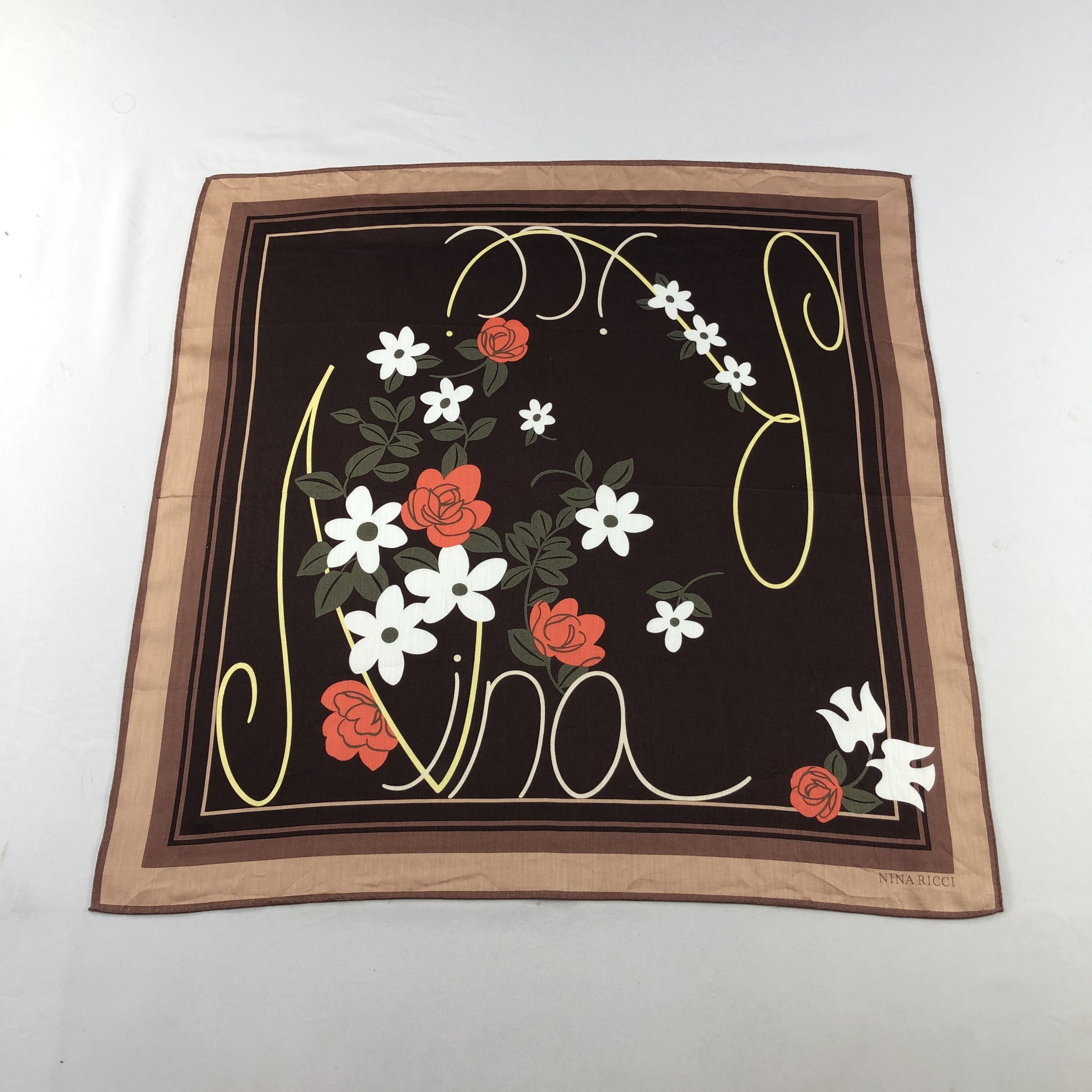 Nina Ricci Nina Ricci Handkerchief Neckerchief Bandana H3092 Size ONE SIZE - 1 Thumbnail