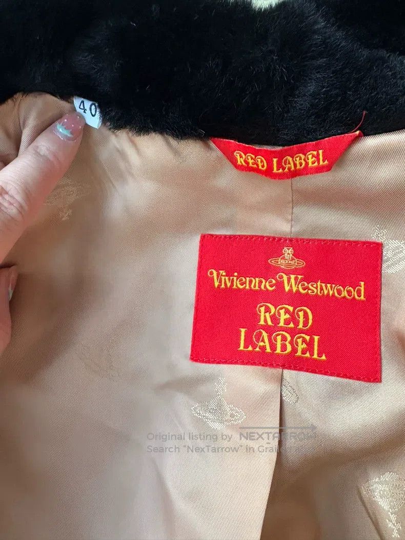 Vivienne Westwood Vivienne Westwood Orange and Black Plaid Wool Blazer with Size XS / US 0-2 / IT 36-38 - 7 Thumbnail