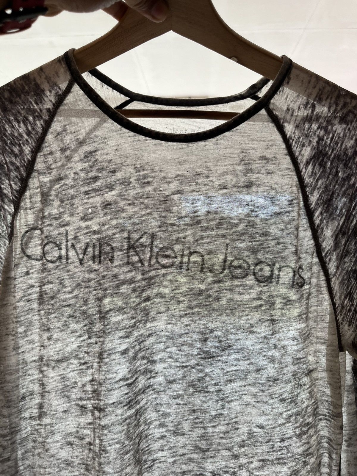 Vintage Vintage thrashed sun faded Ckj tee Size US M / EU 48-50 / 2 - 1 Thumbnail