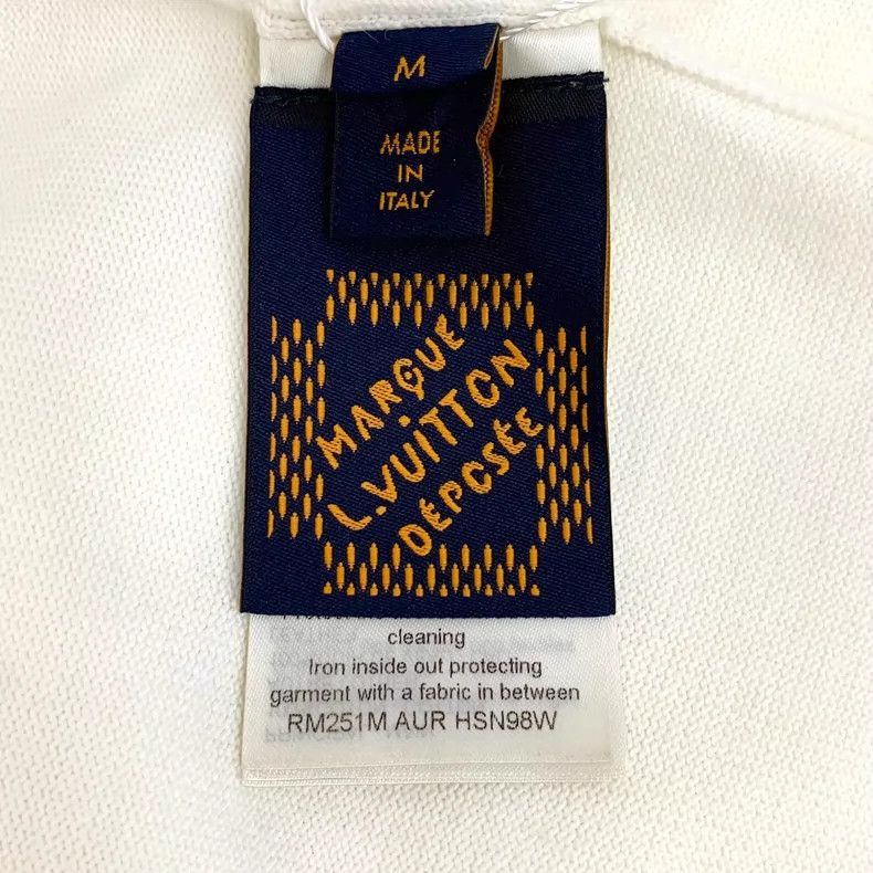 Louis Vuitton Louis Vuitton White Cotton Short Sleeve T -2505 Size US M / EU 48-50 / 2 - 7 Thumbnail