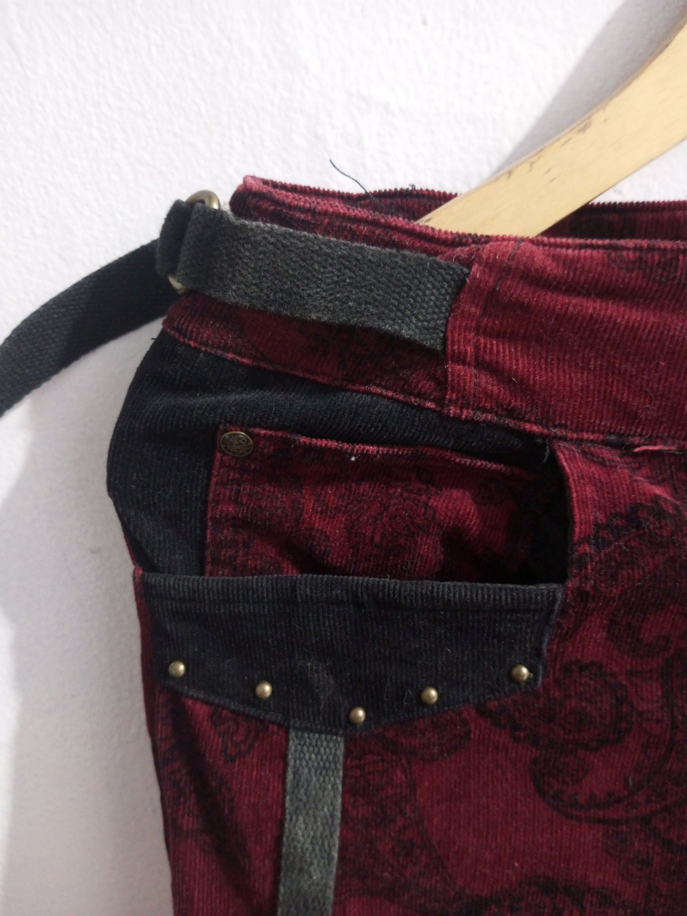 20471120 Vintage hikozoh ozz on bondage corduroy punk short Size US 29 - 6 Thumbnail