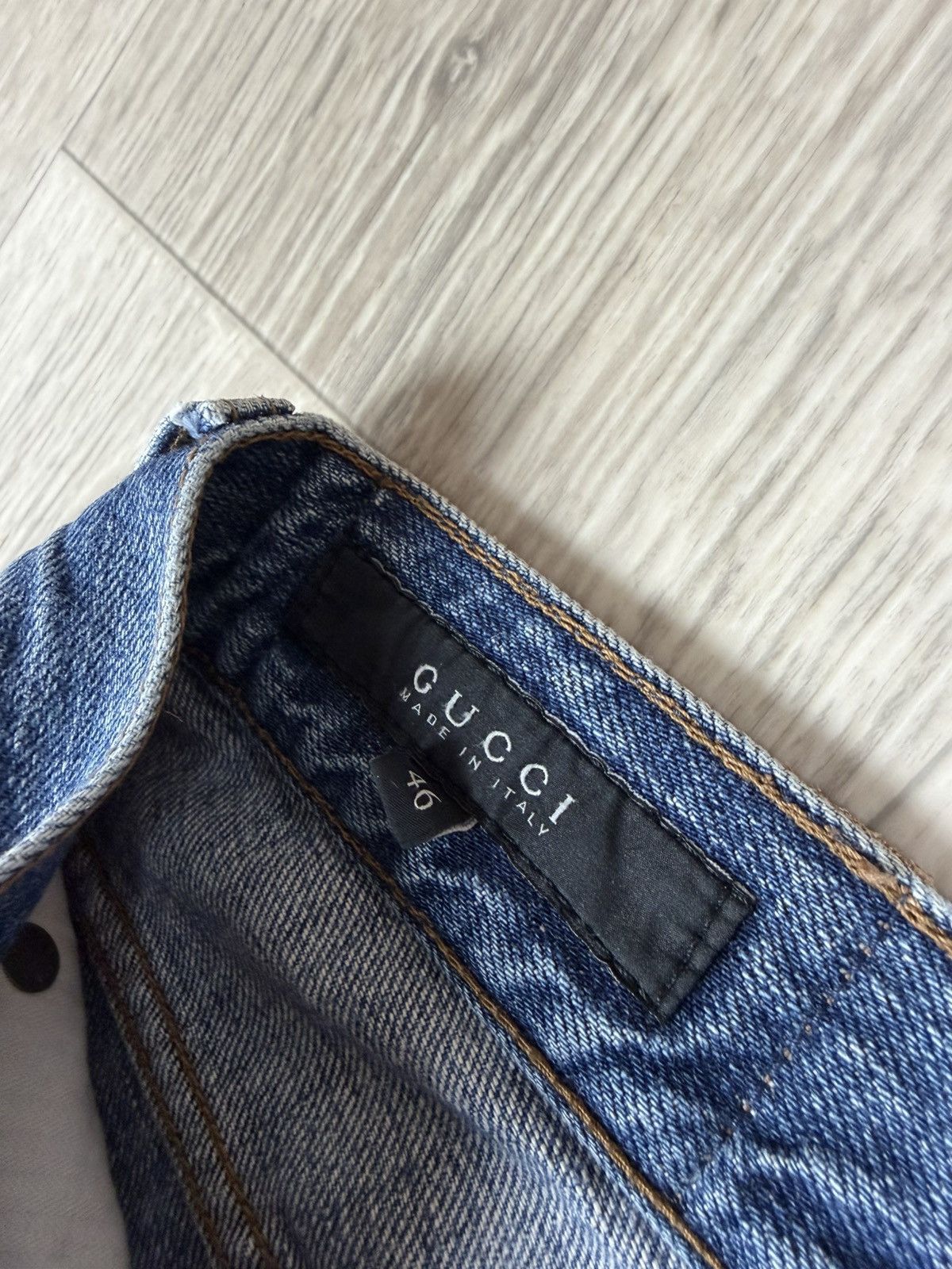 Gucci Vintage Gucci Women Distressed Denim Jeans Size 32" / US 10 / IT 46 - 11 Thumbnail