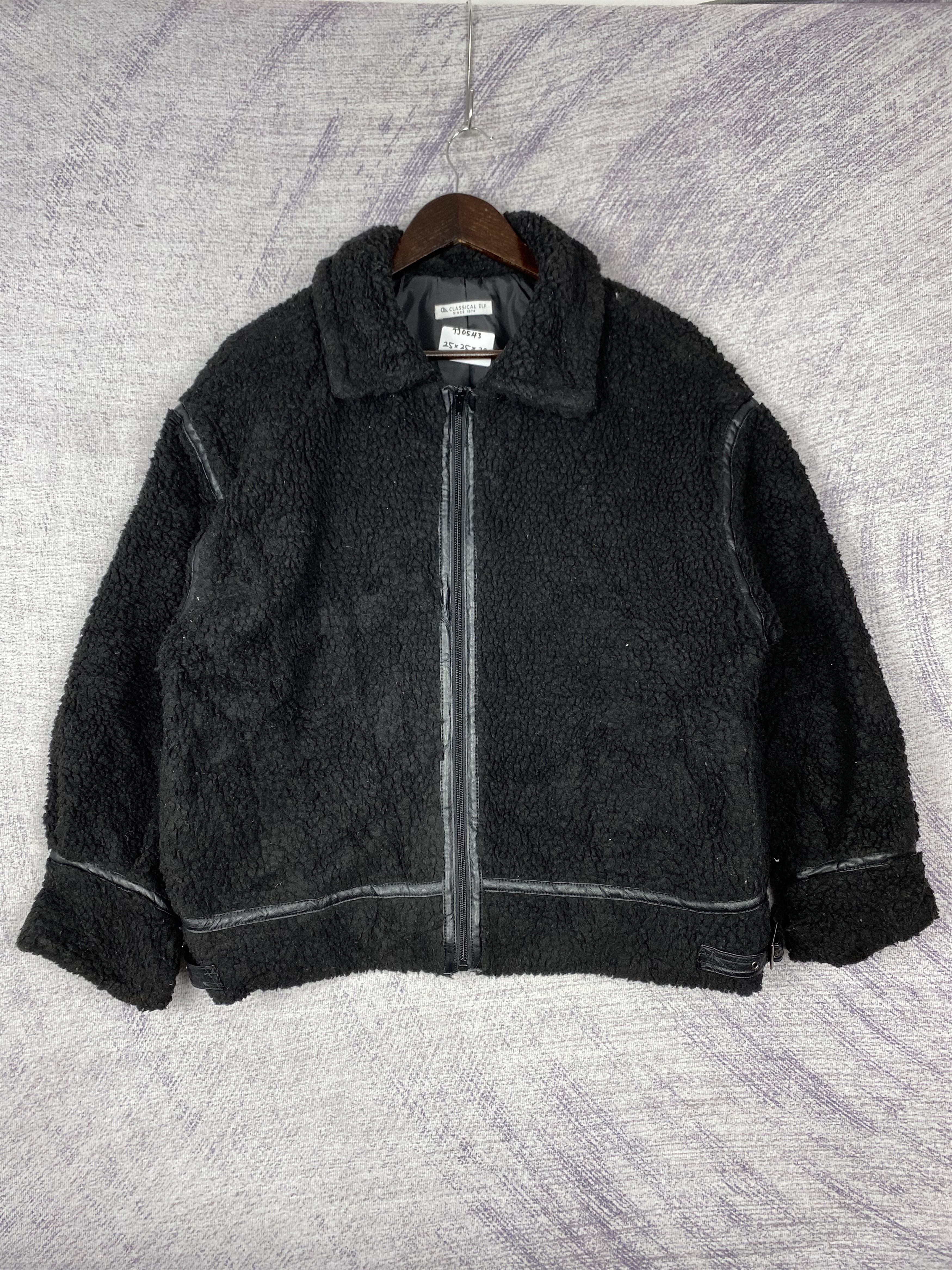 Japanese Brand Vintage Classical Elf Zip Up Sherpa Jacket Size US XL / EU 56 / 4 - 1 Thumbnail