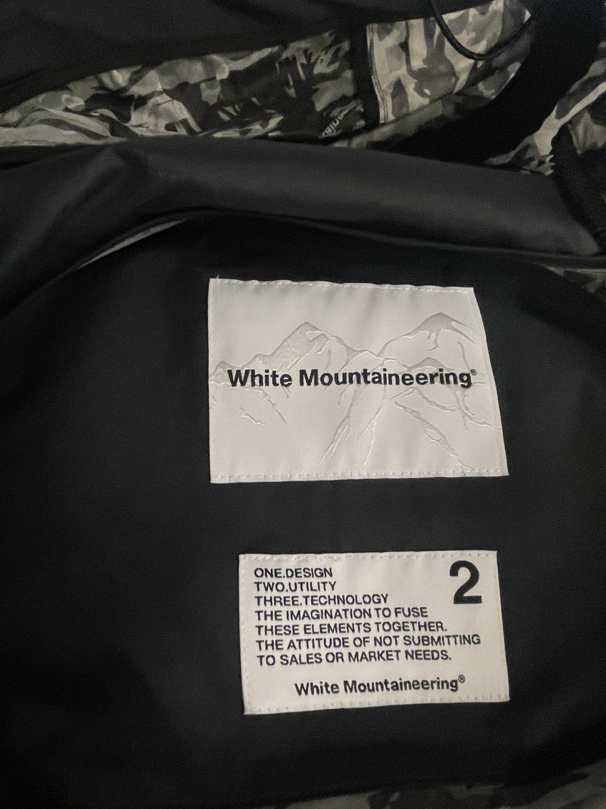 White Mountaineering BLACK AND WHITE PRINTED ZIP UP HOODIE Size US M / EU 48-50 / 2 - 5 Thumbnail