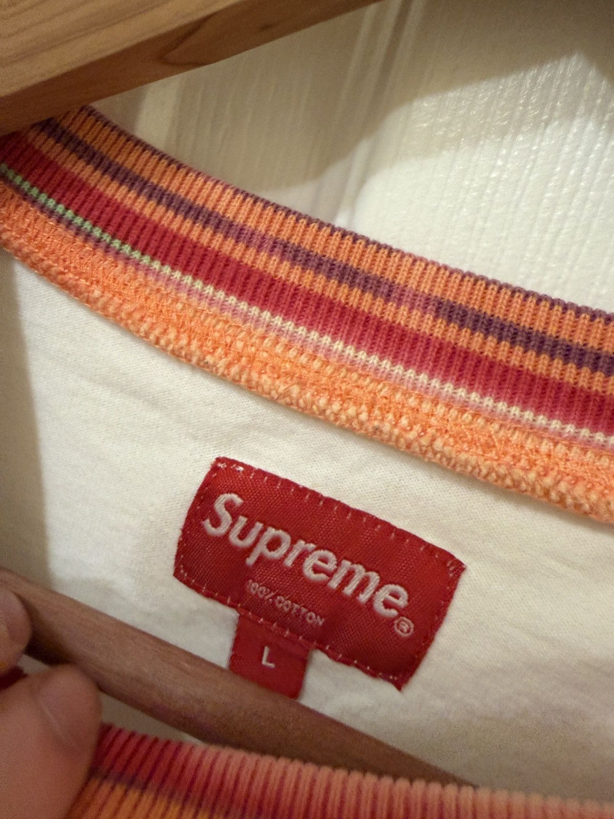 Supreme Supreme white long sleeve t shirt Size US M / EU 48-50 / 2 - 3 Thumbnail
