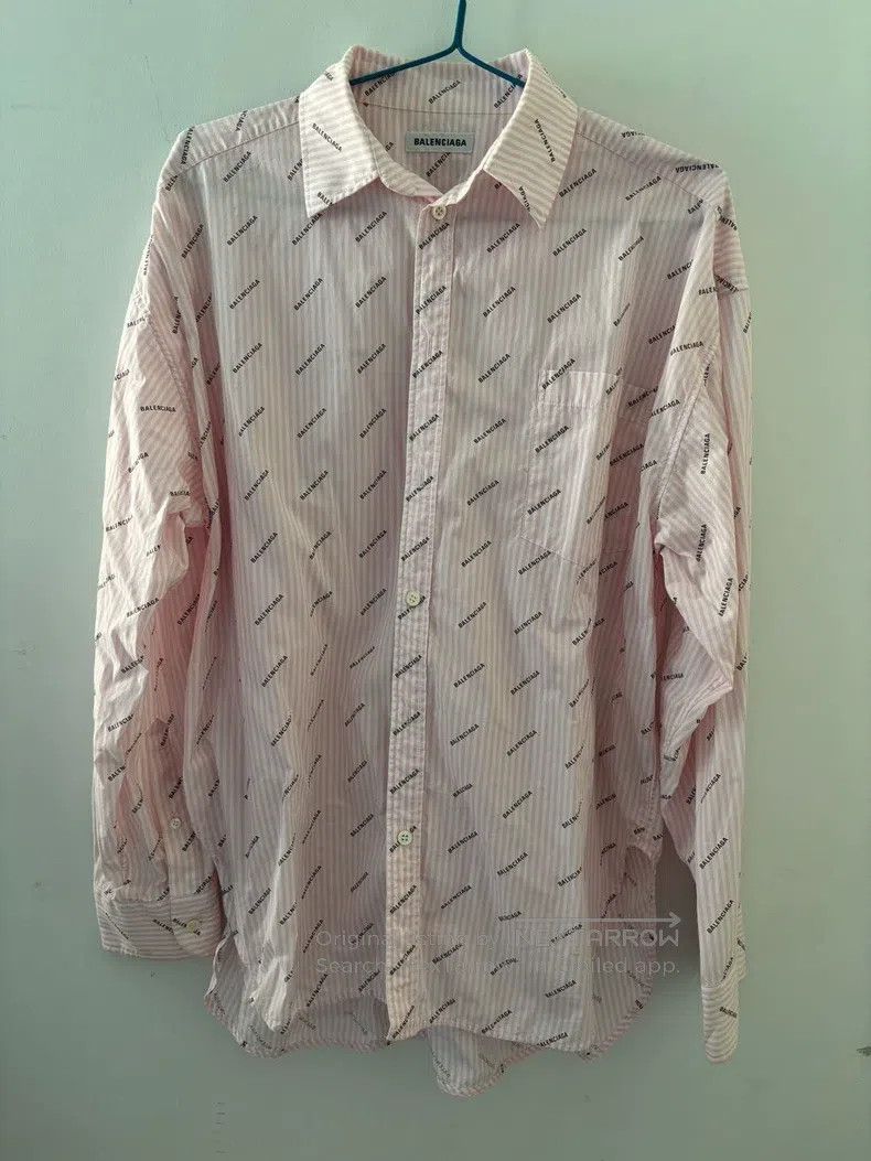 Balenciaga Balenciaga Logo letter print shirt Size XXS / US 00 / IT 34 - 1 Thumbnail