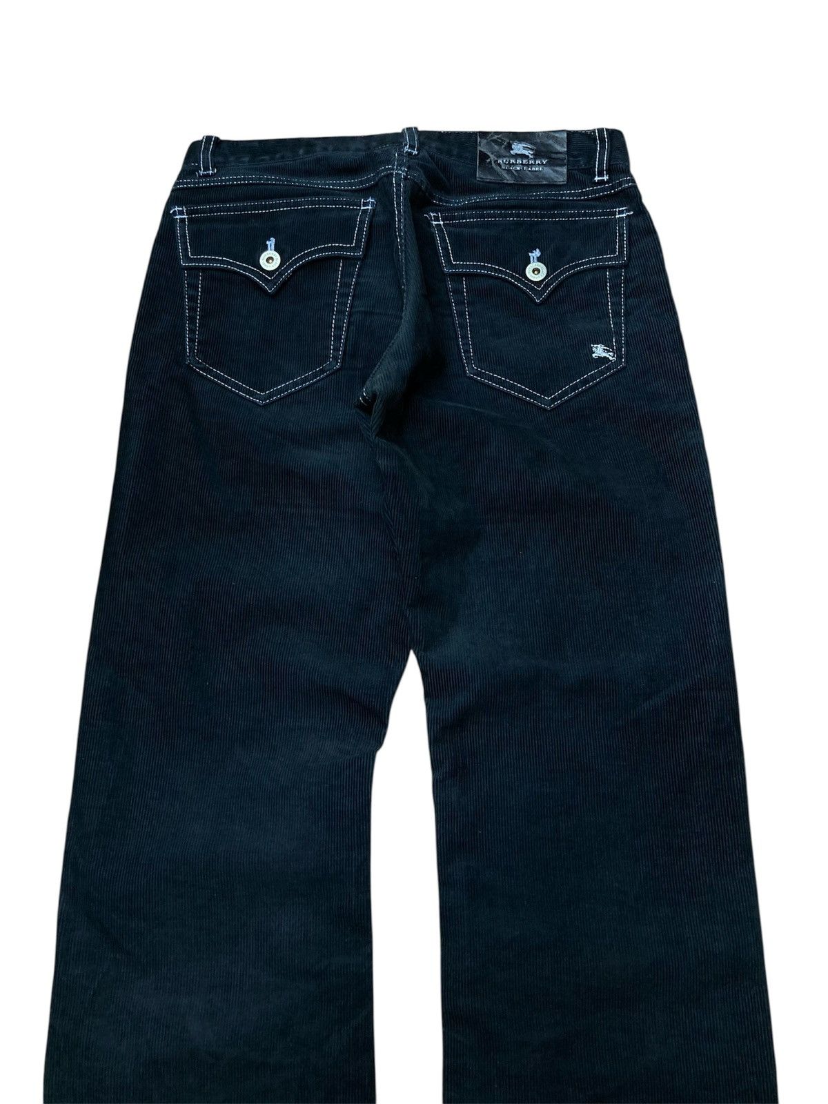 Burberry Vintage Burberry Black Label Contrast Stitch Corduroy Pants Size US 28 / EU 44 - 2 Thumbnail