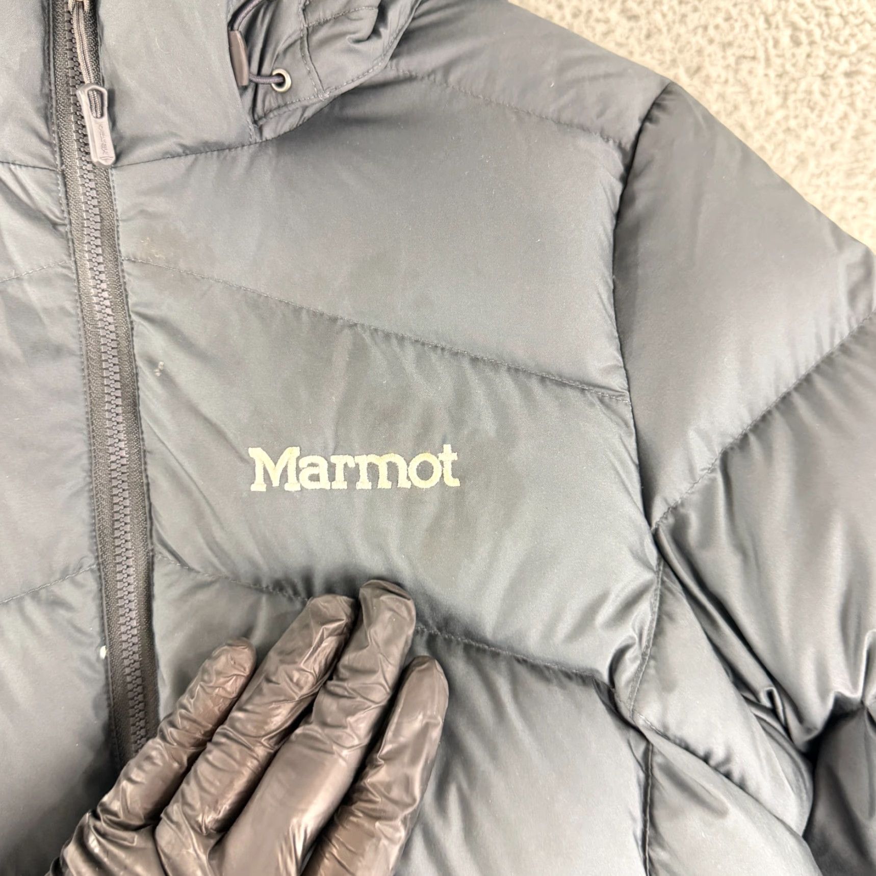 Marmot Marmot Montreal 700 Fill Parka Jacket Womens M Black Quilted Full Zip Hoodie Down Regular Mens? Size M / US 6-8 / IT 42-44 - 5 Thumbnail