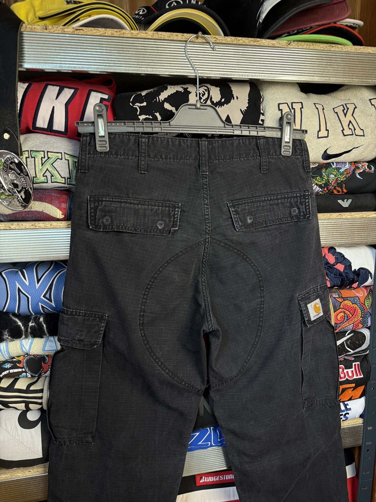 Carhartt Vintage Faded Carhartt Cargo Pants Black Size 29 Y2k Size US 29 - 5 Thumbnail
