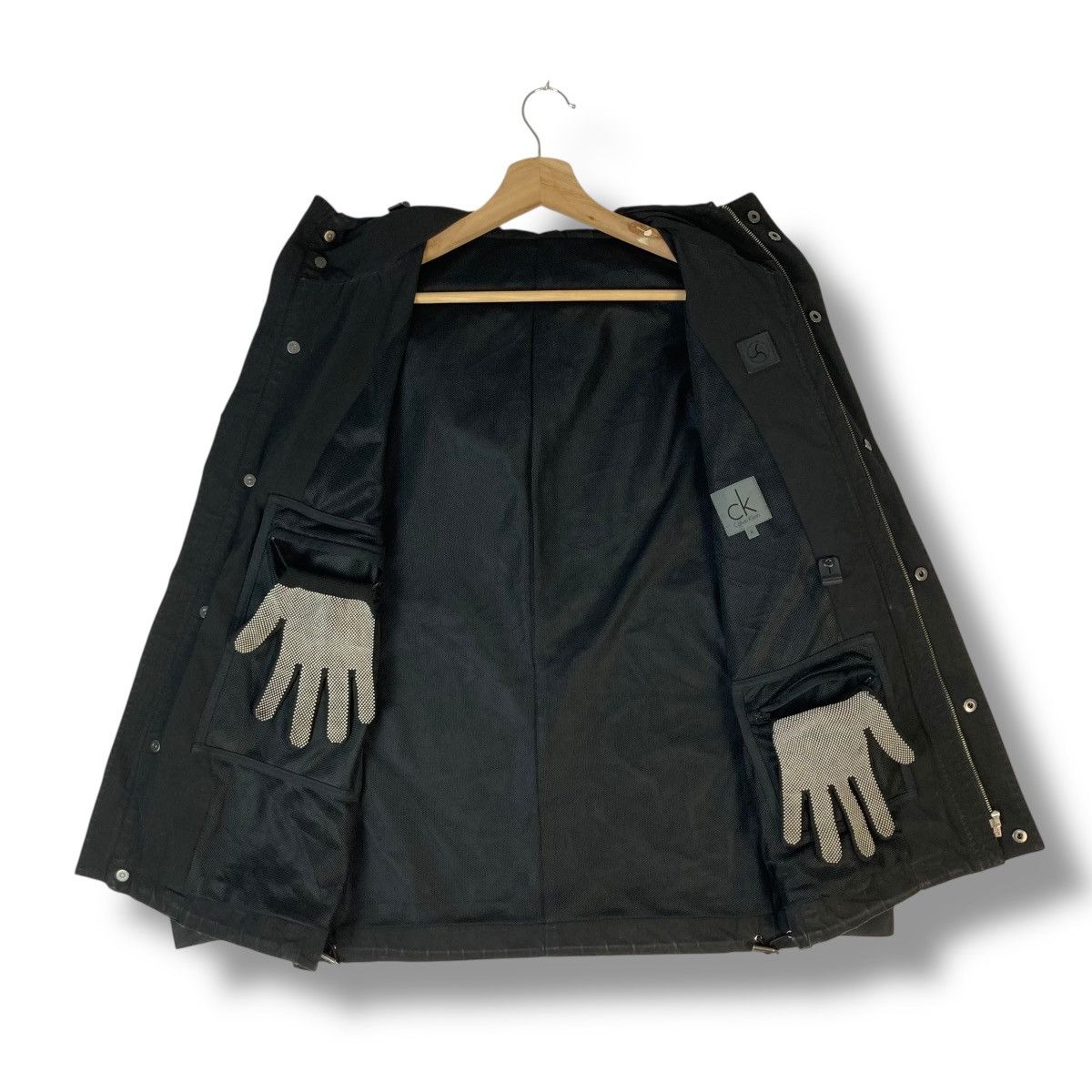 Calvin Klein CALVIN KLEIN TACTICAL MULTIPOCKET ZIPPER HOODIE JACKET Size US M / EU 48-50 / 2 - 10 Thumbnail