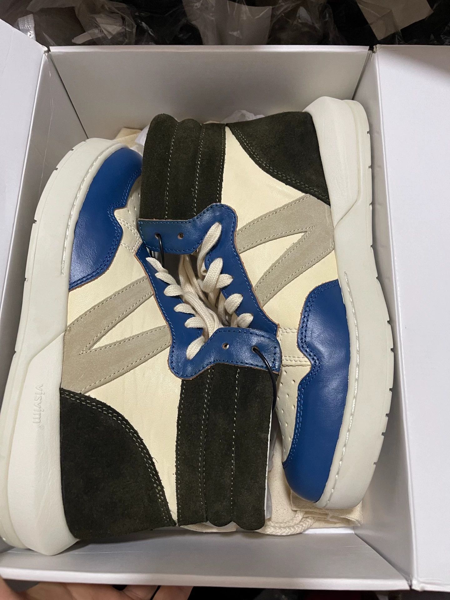 Visvim visvim CHAMBERLAIN HI 21AW CalfHorse Black-Blue 9.5 Size US 9.5 / EU 42-43 - 1 Thumbnail