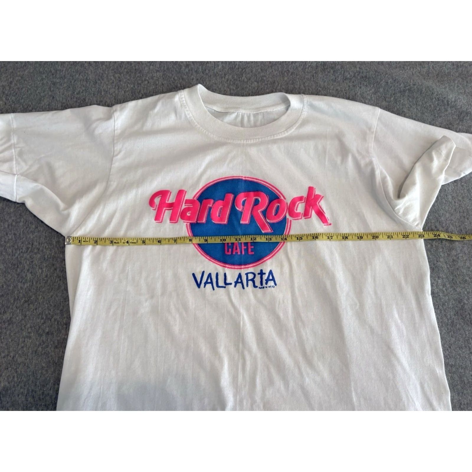 Hard Rock Cafe VINTAGE Hard Rock Cafe T-Shirt White Mexico Single Stitch Mens L Crew Neck Short Sleeve Puerto Vallarta Size US L / EU 52-54 / 3 - 4 Thumbnail