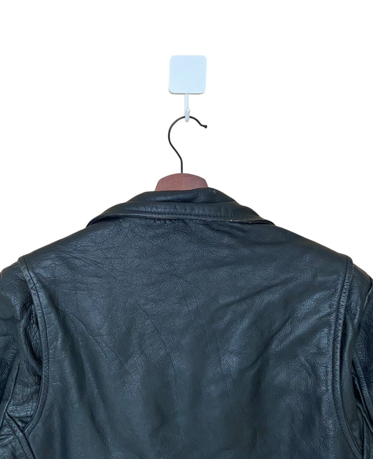 Other True Vintage Made In Usa Double Collar Leather Jacket 1960s Size US M / EU 48-50 / 2 - 4 Thumbnail