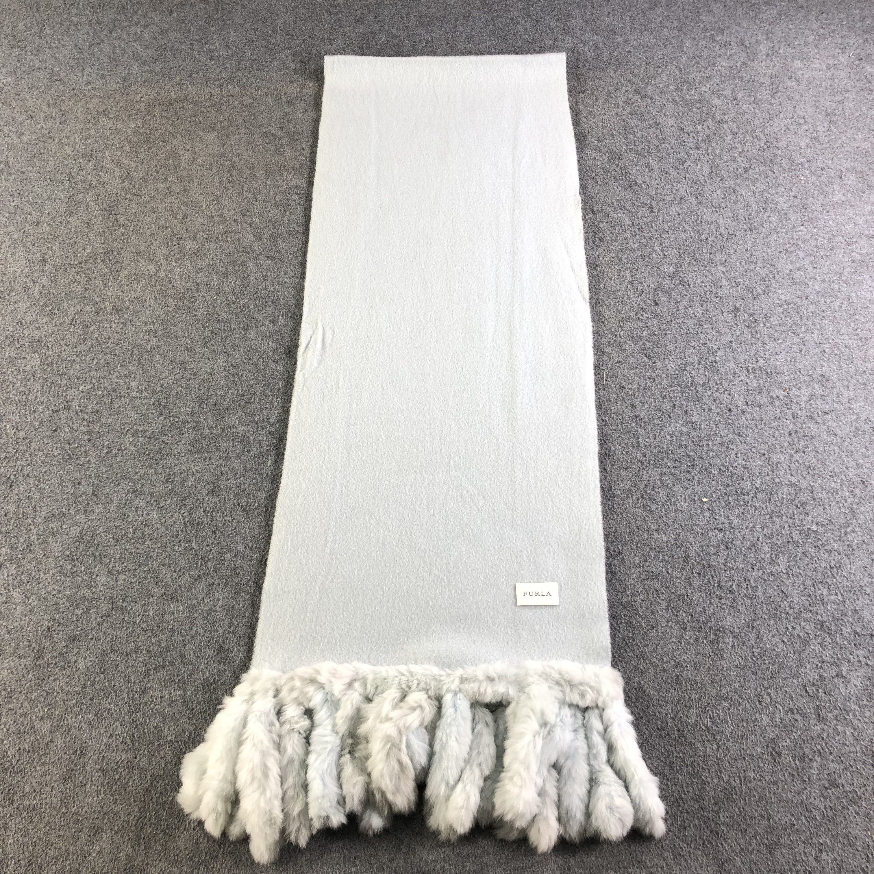 Furla Furla Faux Fur Cashmere Scarf Muffler V1883 Size ONE SIZE - 2 Thumbnail