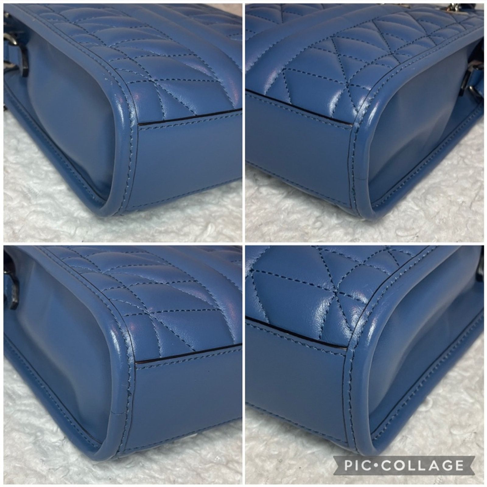 Gucci Gucci GG Marmont Matelassé Blue Crossbody 696123 Size ONE SIZE - 8 Thumbnail