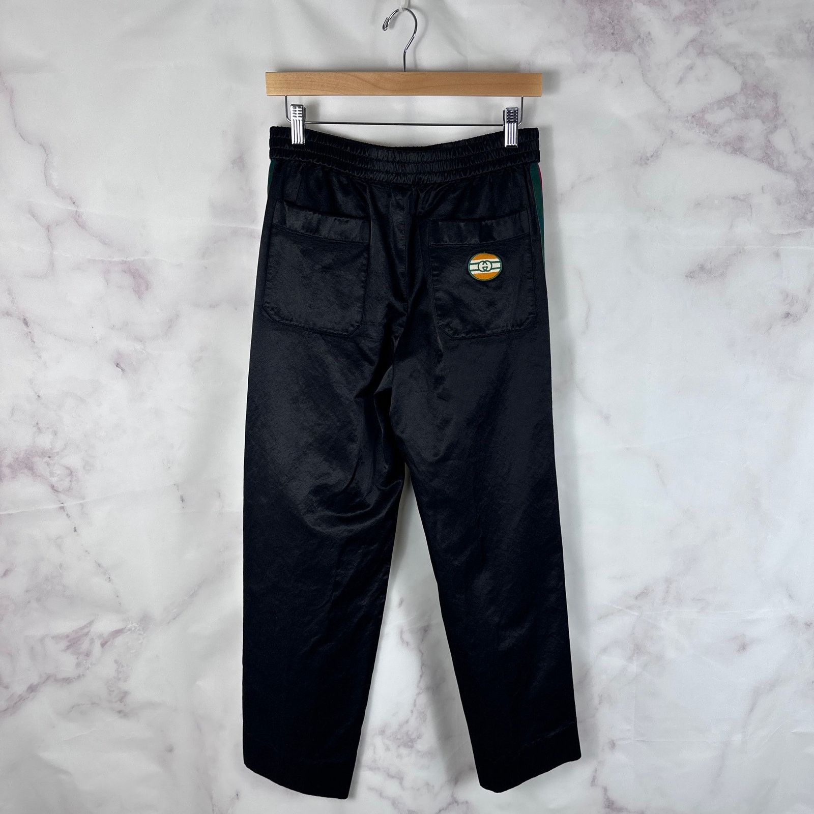 Gucci Black Web Tech Jersey Pants Size US 30 / EU 46 - 6 Thumbnail