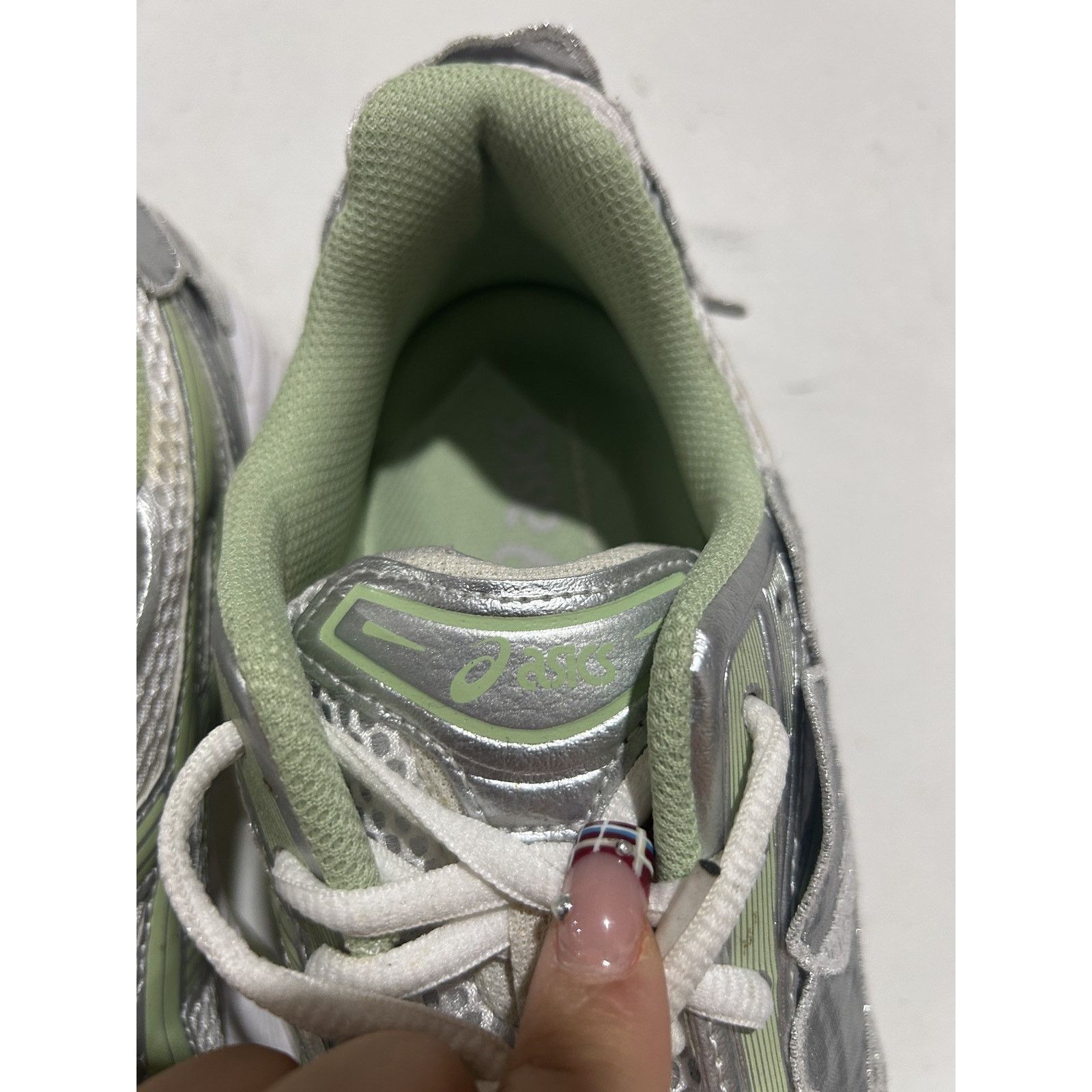 Asics ASICS GEL-KAYANO 14 CELCILE BAHNSEN WHT JADE SZ 10 PREOWNED Size US 10 / EU 43 - 6 Thumbnail