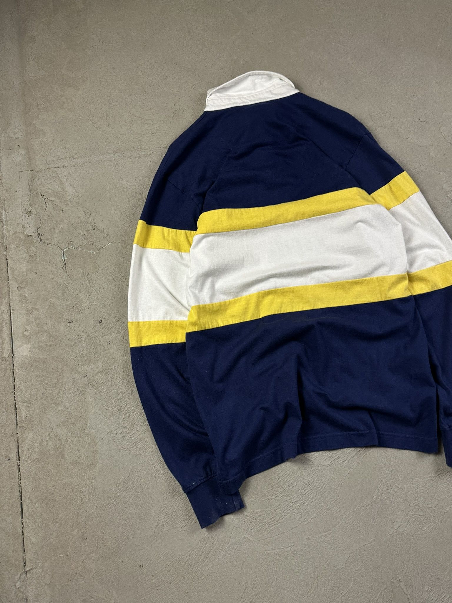 Mitchell & Ness Vintage Y2k Mitchell & Ness Michigan Wolverines Rugby Polo Size US S / EU 44-46 / 1 - 10 Thumbnail
