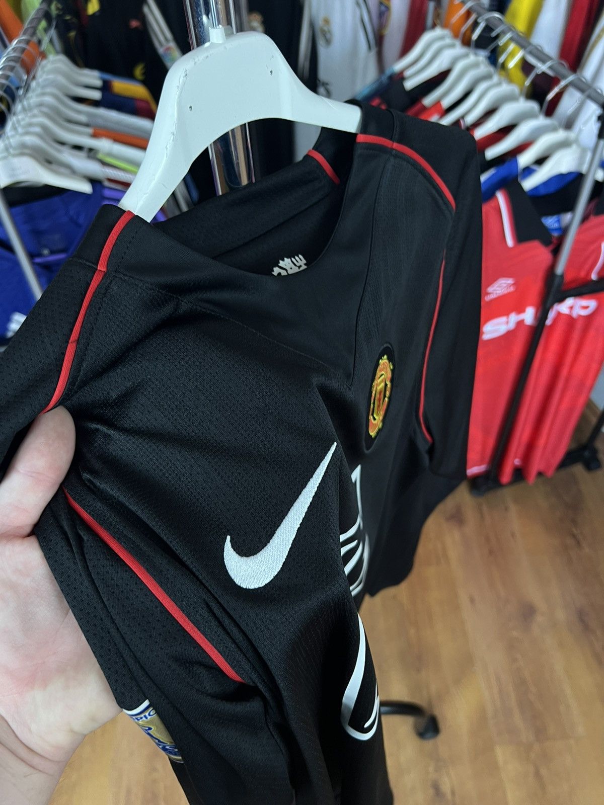 Nike Soccer Jersey Nike Manchester United 2007/08 Giggs #11 Size US L / EU 52-54 / 3 - 6 Thumbnail