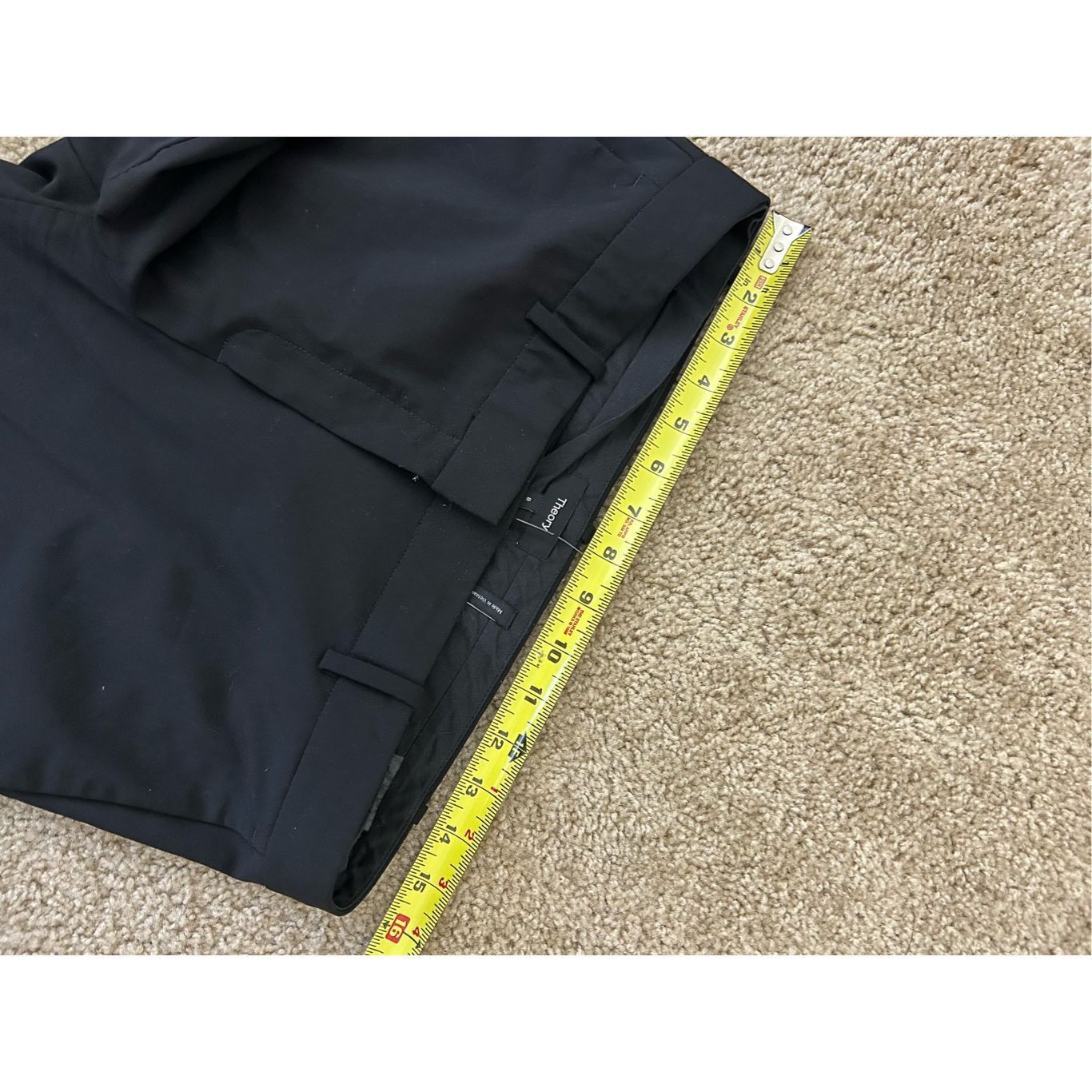 Theory Theory Wool Black Dress Pants, Size 8, MSRP $245 Size 30" / US 8 / IT 44 - 3 Thumbnail