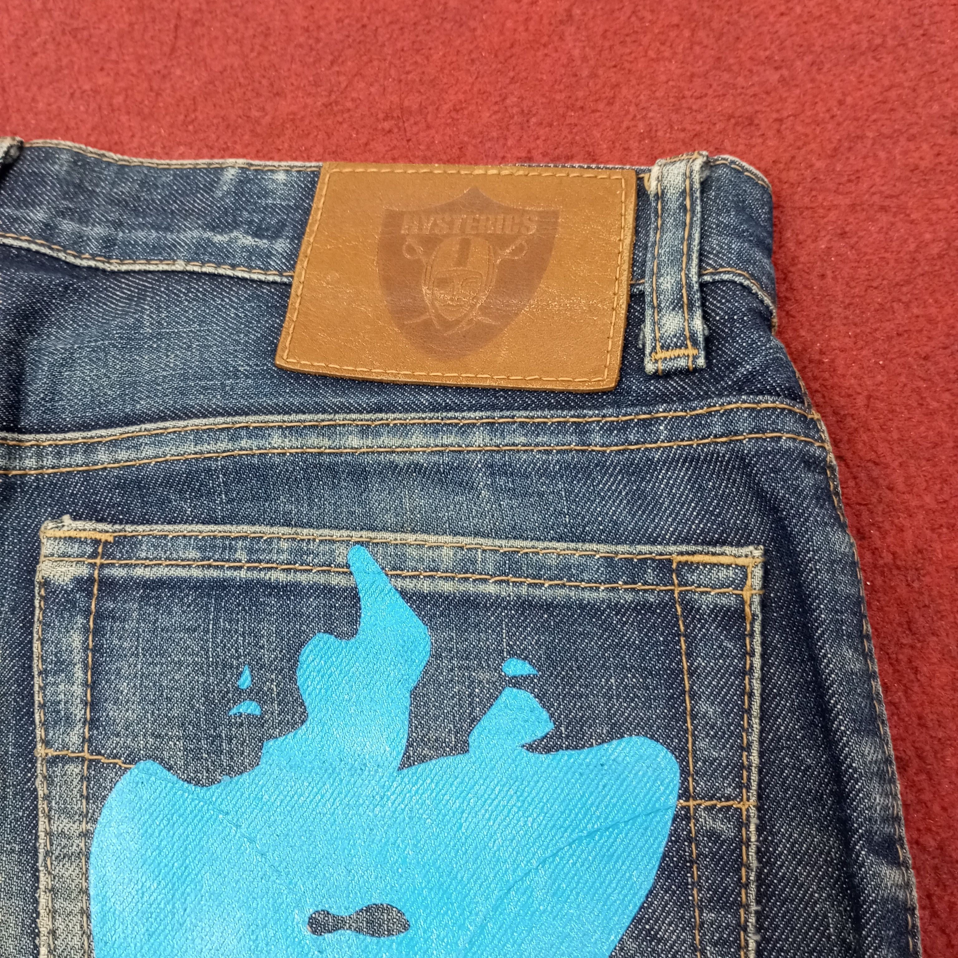 Hysteric Glamour Hysteric Glamour Japaense Brand Custom Art Jeans c252n4 Size US 29 - 14 Thumbnail