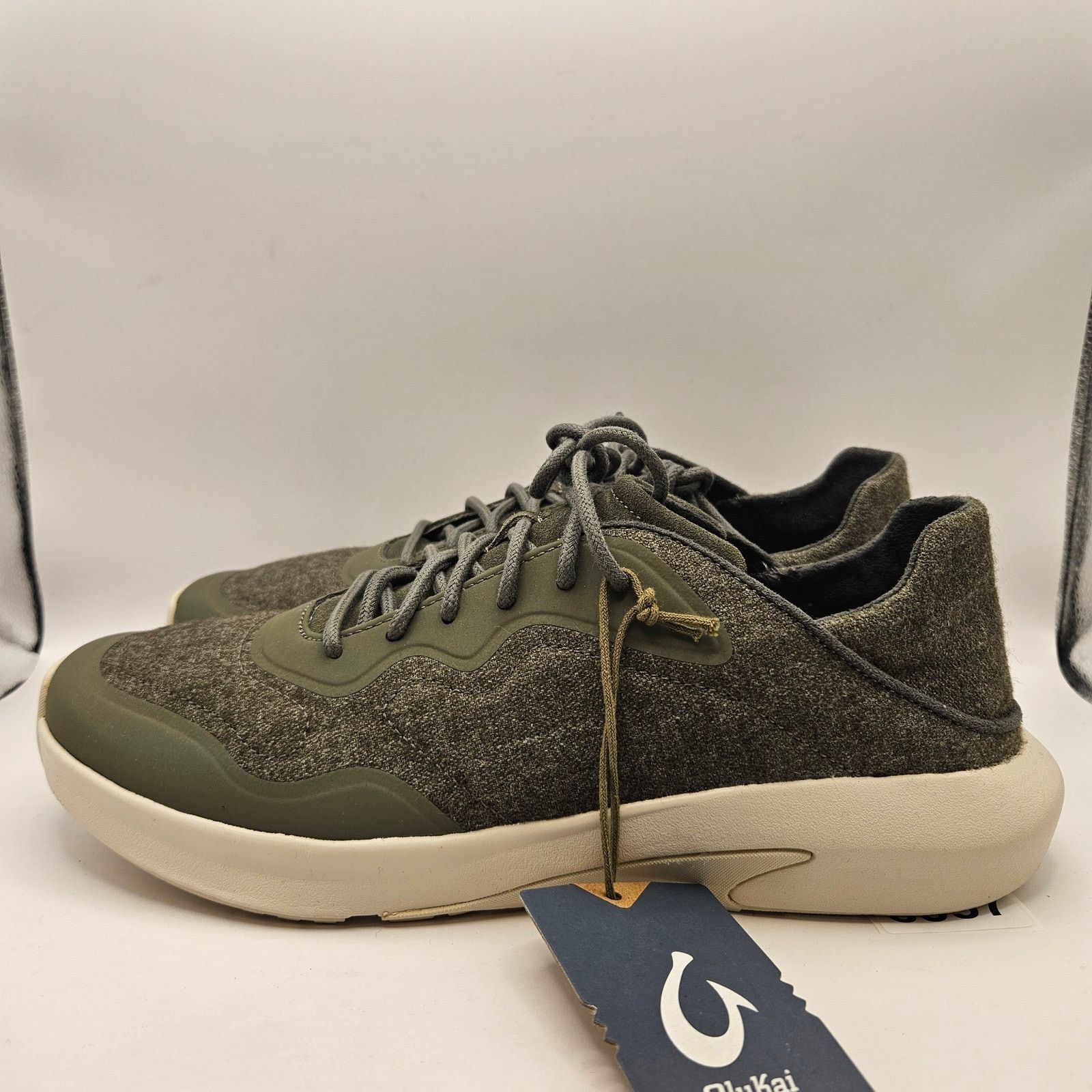 Olukai OLUKAI MEN'S 9.5 KOHEO HULU DUSTY GREEN SNEAKER Size US 9.5 / EU 42-43 - 2 Thumbnail