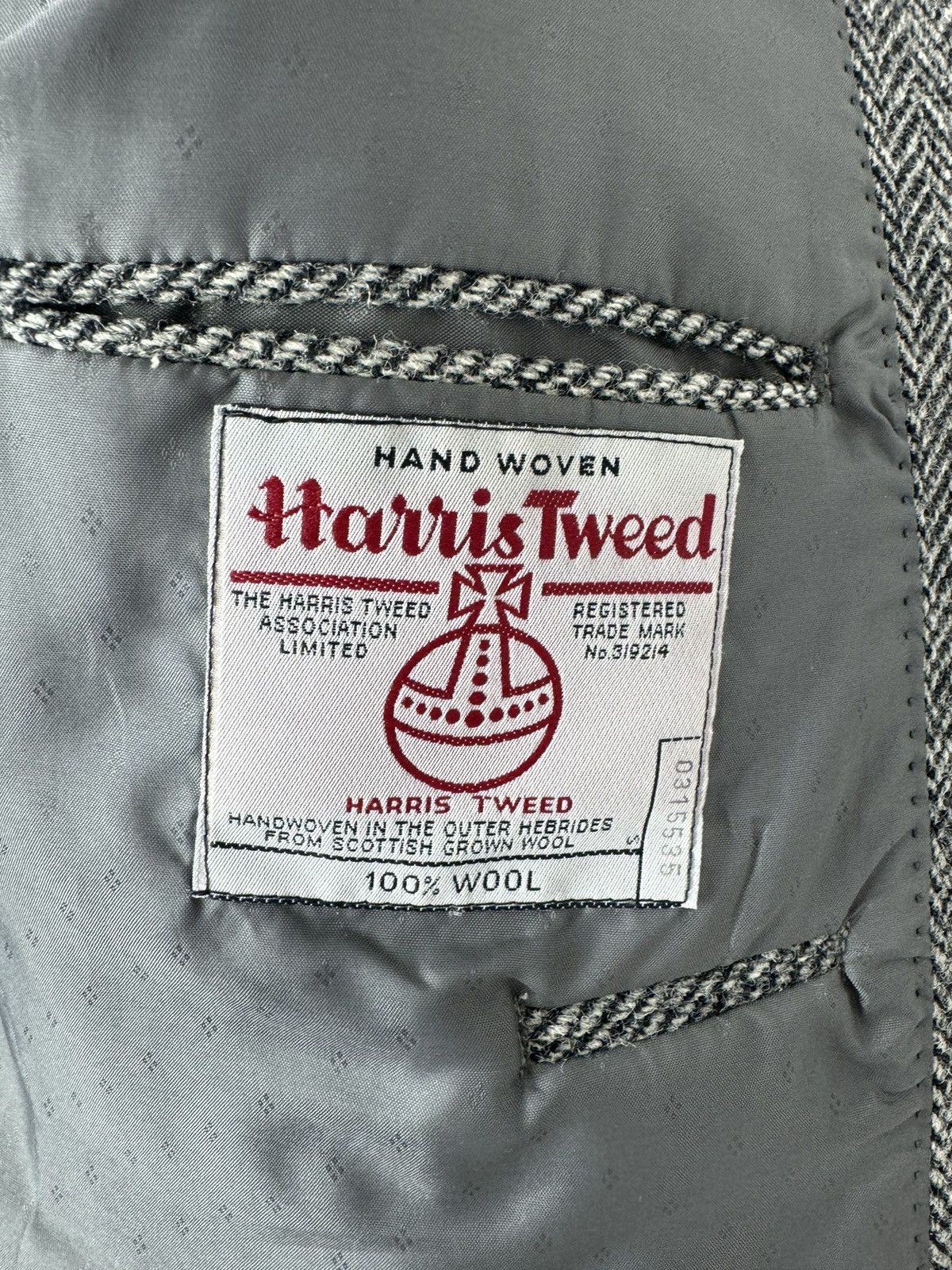 Harris Tweed × Vintage Vintage Centaur Harris Tweed Wool Two Piece Blazer size 44 Size 44R - 7 Thumbnail