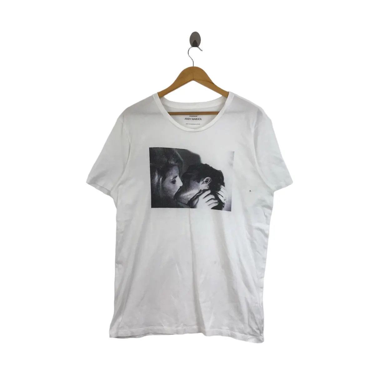 Calvin Klein ANDY WARHOL KISS x Calvin Klein Art Photo Print Tee Shirt Size L / US 10 / IT 46 - 1 Thumbnail