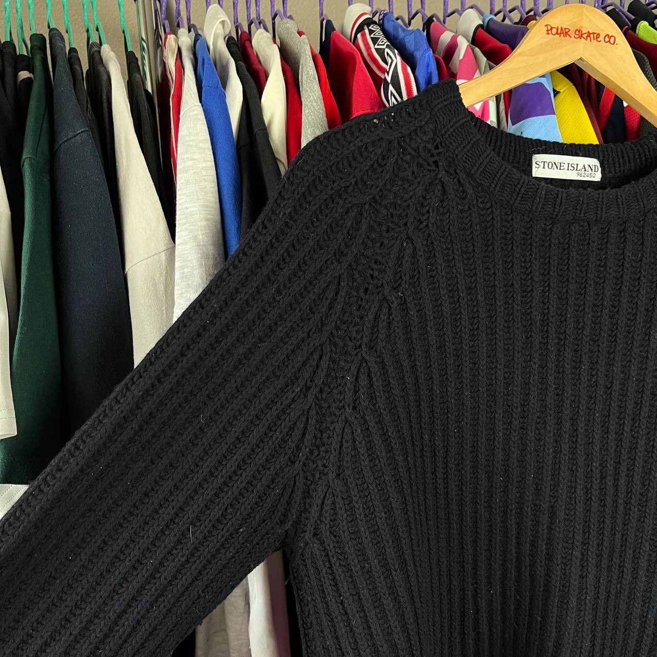 Designer × Stone Island × Vintage Vintage Stone Island 2001 Knitwear Wool Sweater Size US M / EU 48-50 / 2 - 2 Thumbnail