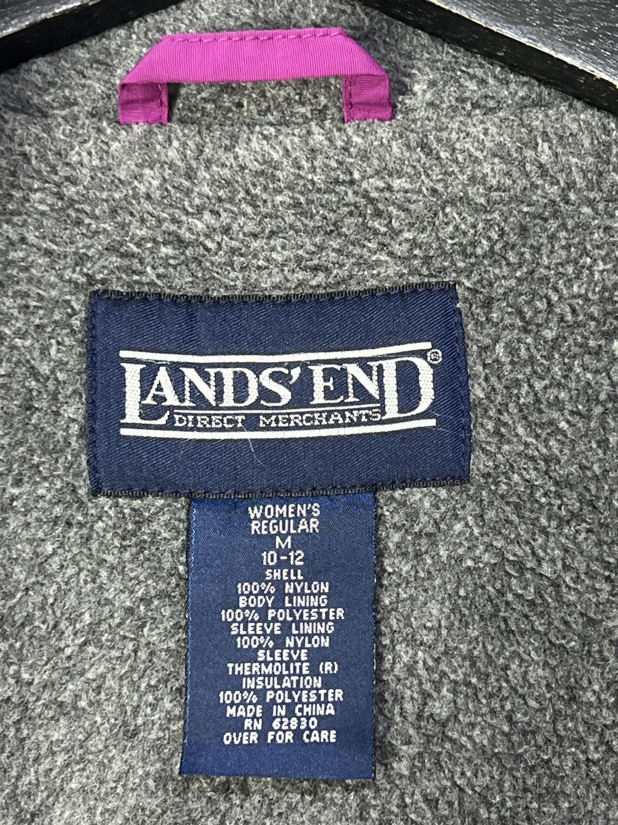 Lands' End Vintage Lands End Polartec Fleece Lined Hooded Parka Jacket Size US M / EU 48-50 / 2 - 10 Thumbnail