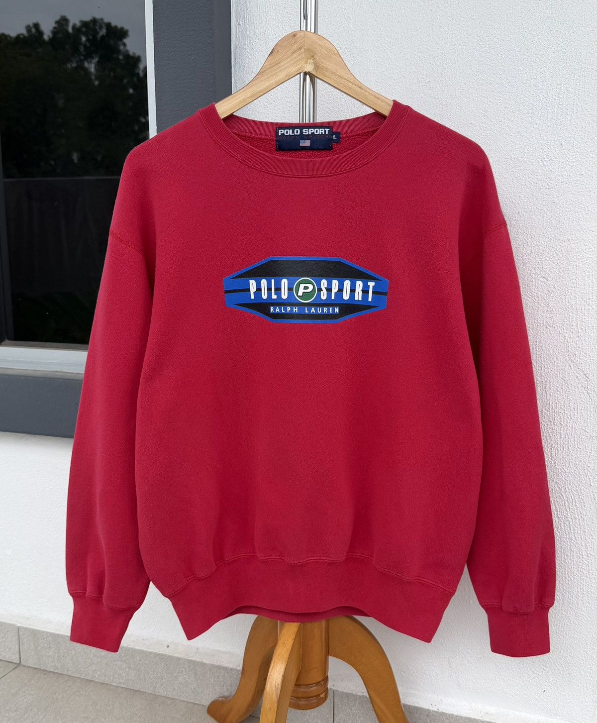 Polo Ralph Lauren Vintage 90s Polo Sport Ralph Lauren Spellout Sweatshirt Size US L / EU 52-54 / 3 - 3 Thumbnail