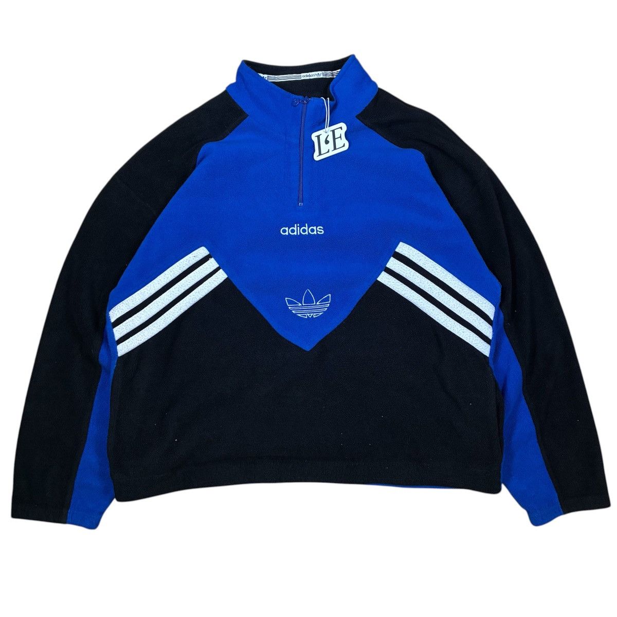 Adidas Mens Adidas Vintage 90s Fleece Jacket Size L Size US L / EU 52-54 / 3 - 1 Thumbnail