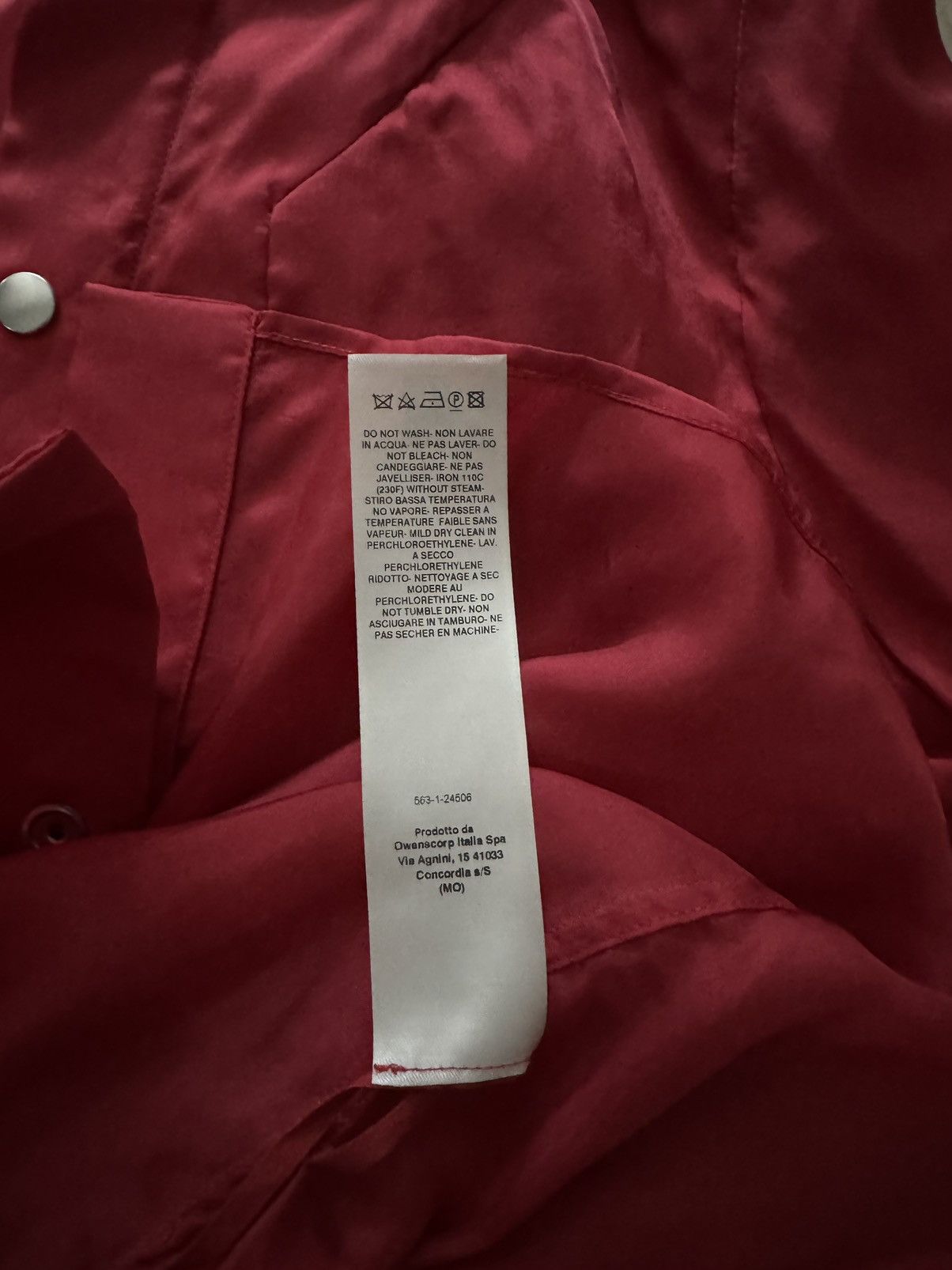 Rick Owens Rick Owens Larry Fog Pocket Shirt 'Cardinal Red' Size US L / EU 52-54 / 3 - 7 Thumbnail