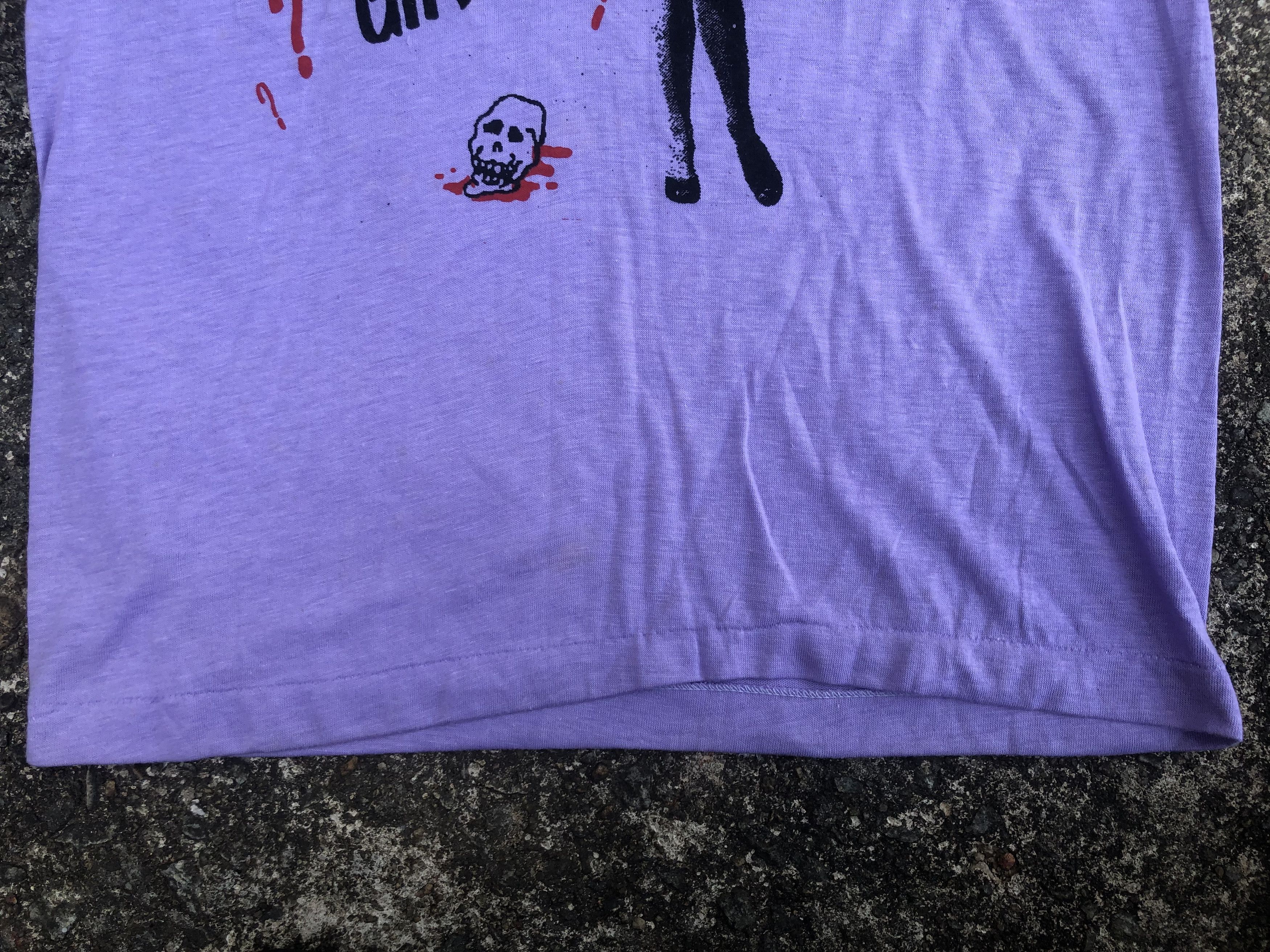 Band Tees 🔥Vintage 80s THE CRAMPS 'Whats Inside A Girl?' Band T-Shirt Size US M / EU 48-50 / 2 - 10 Thumbnail