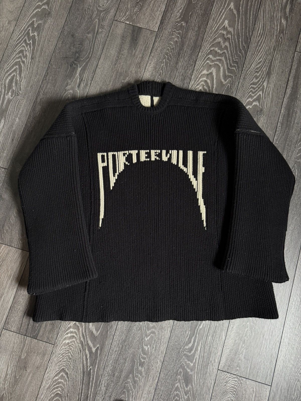 Rick Owens rick owens aw24 porterville jumbo sweater sample prototype Size US M / EU 48-50 / 2 - 1 Thumbnail