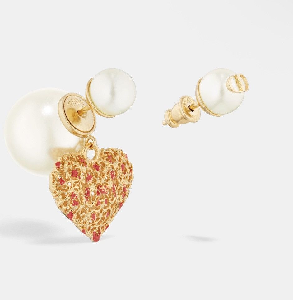 Dior Dior DIORAMOUR DIOR TRIBALES EARRINGS Gold-Finish Metal Size ONE SIZE - 1 Thumbnail