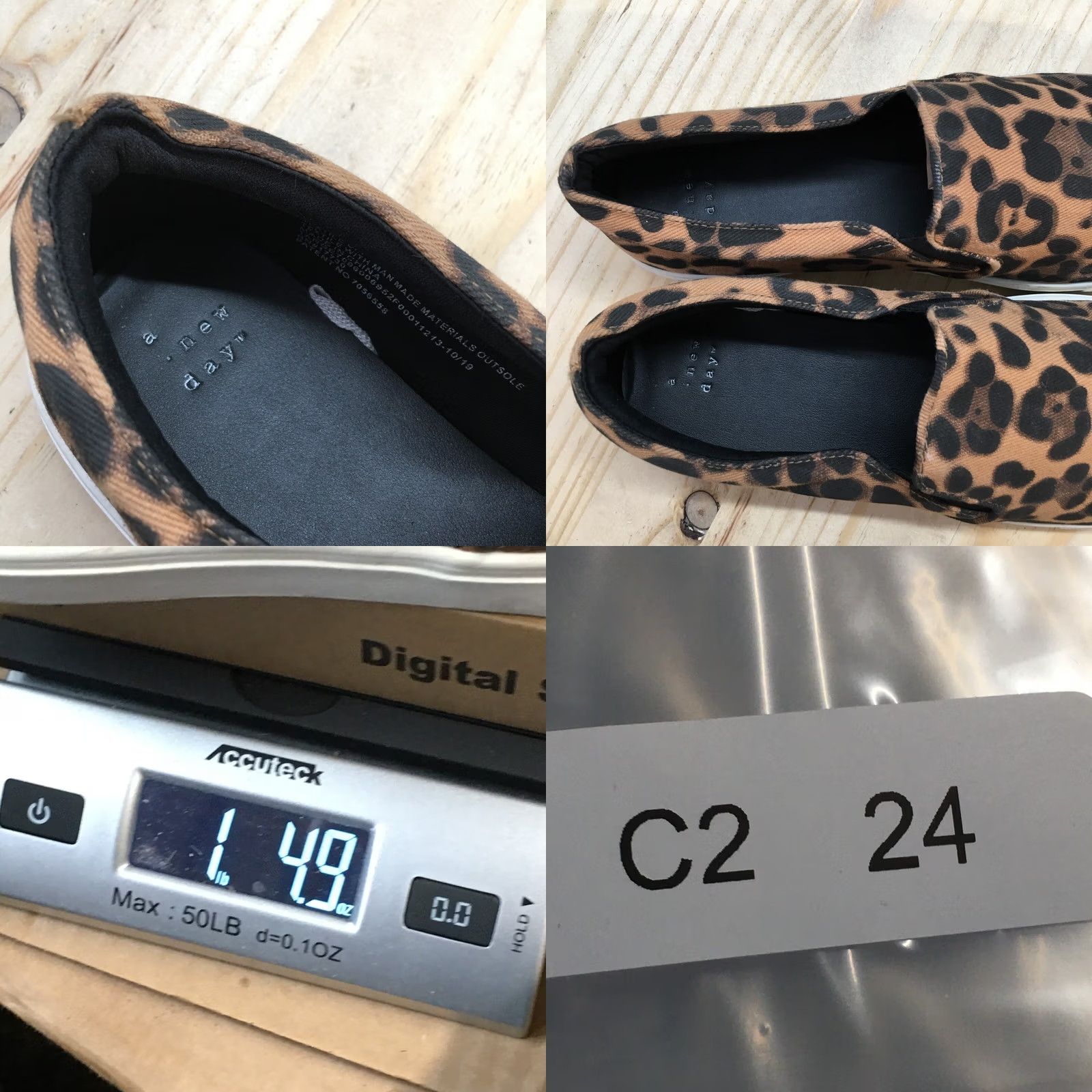Vintage A New Day Shoes Womens Slip On Sneakers Brown Black Comfort Low Top Round Toe Shoes Sneakers - Size 10, Casual, Walking Size L / US 10 / IT 46 - 9 Thumbnail