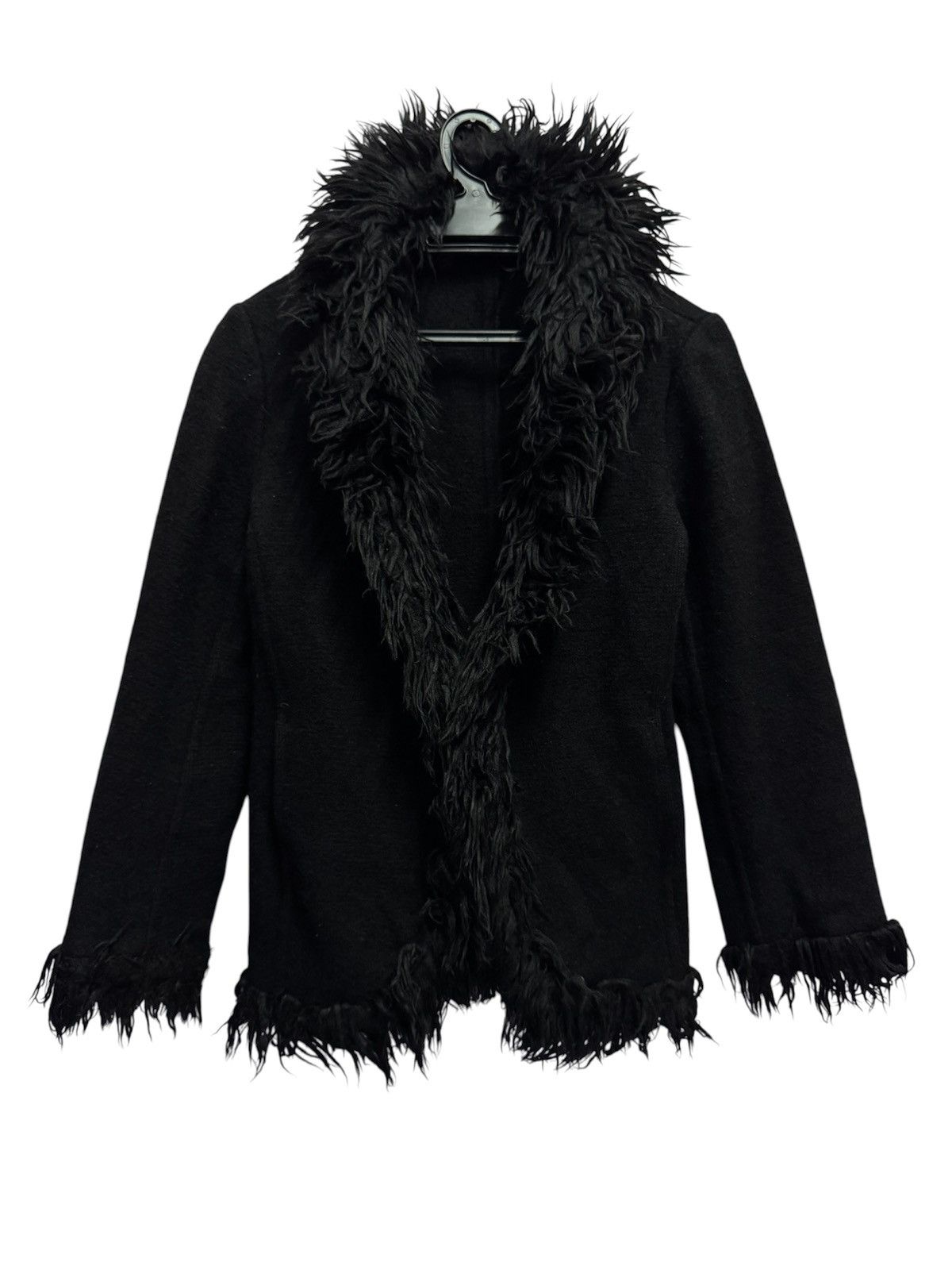 agnes b. Agnes b Paris Fur Jacket Size S / US 4 / IT 40 - 1 Thumbnail