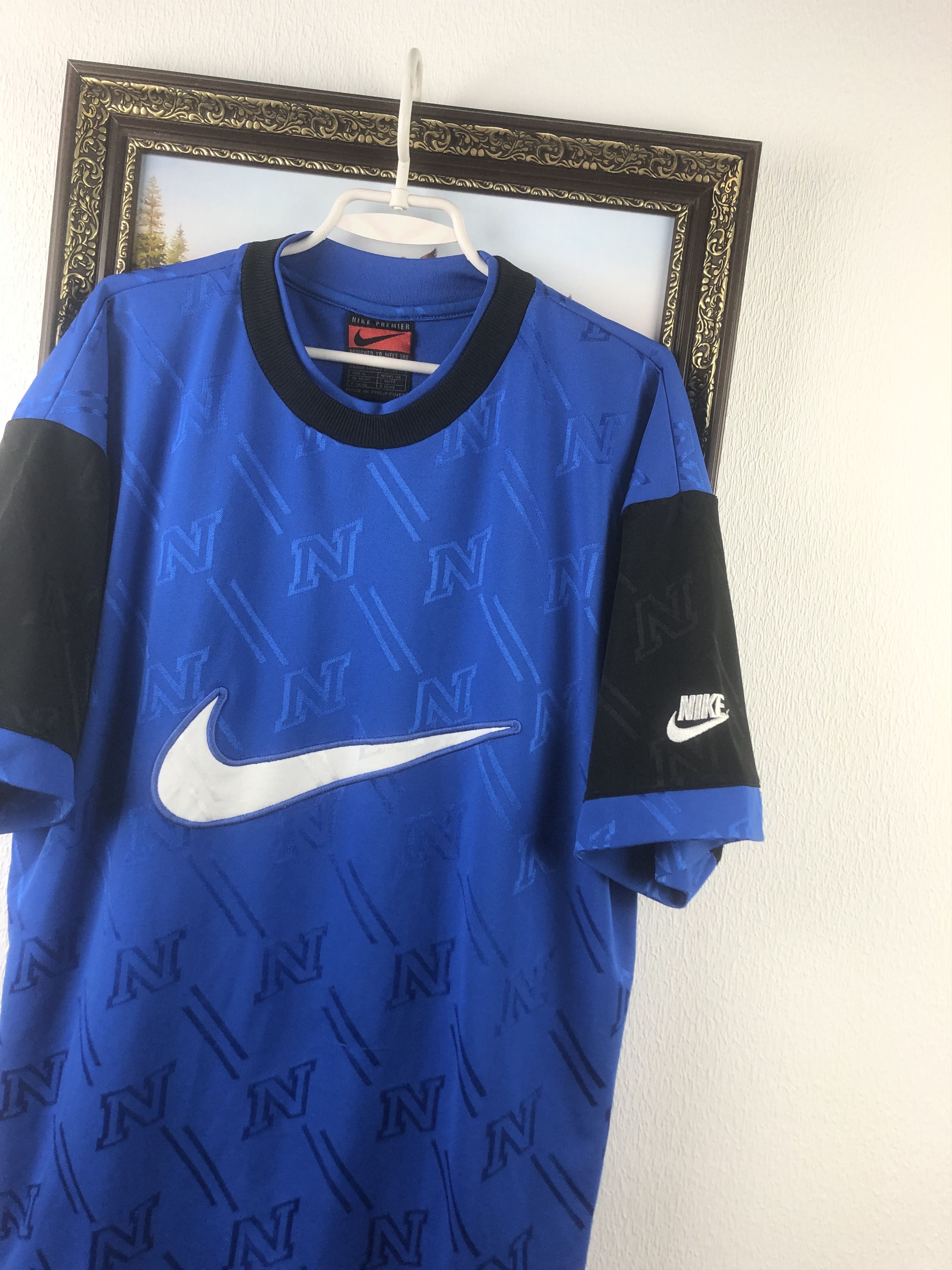 Nike Vintage Paris Saint-Germain Shirts Template Soccer Jersey Size US XL / EU 56 / 4 - 4 Thumbnail