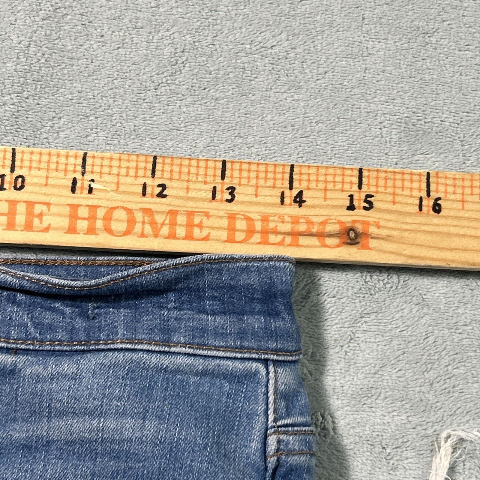 Madewell Baggy Bootcut Jeans 28x26 Raw Hem Flare Hamilton Dojo Button Size 28" / US 6 / IT 42 - 16 Thumbnail