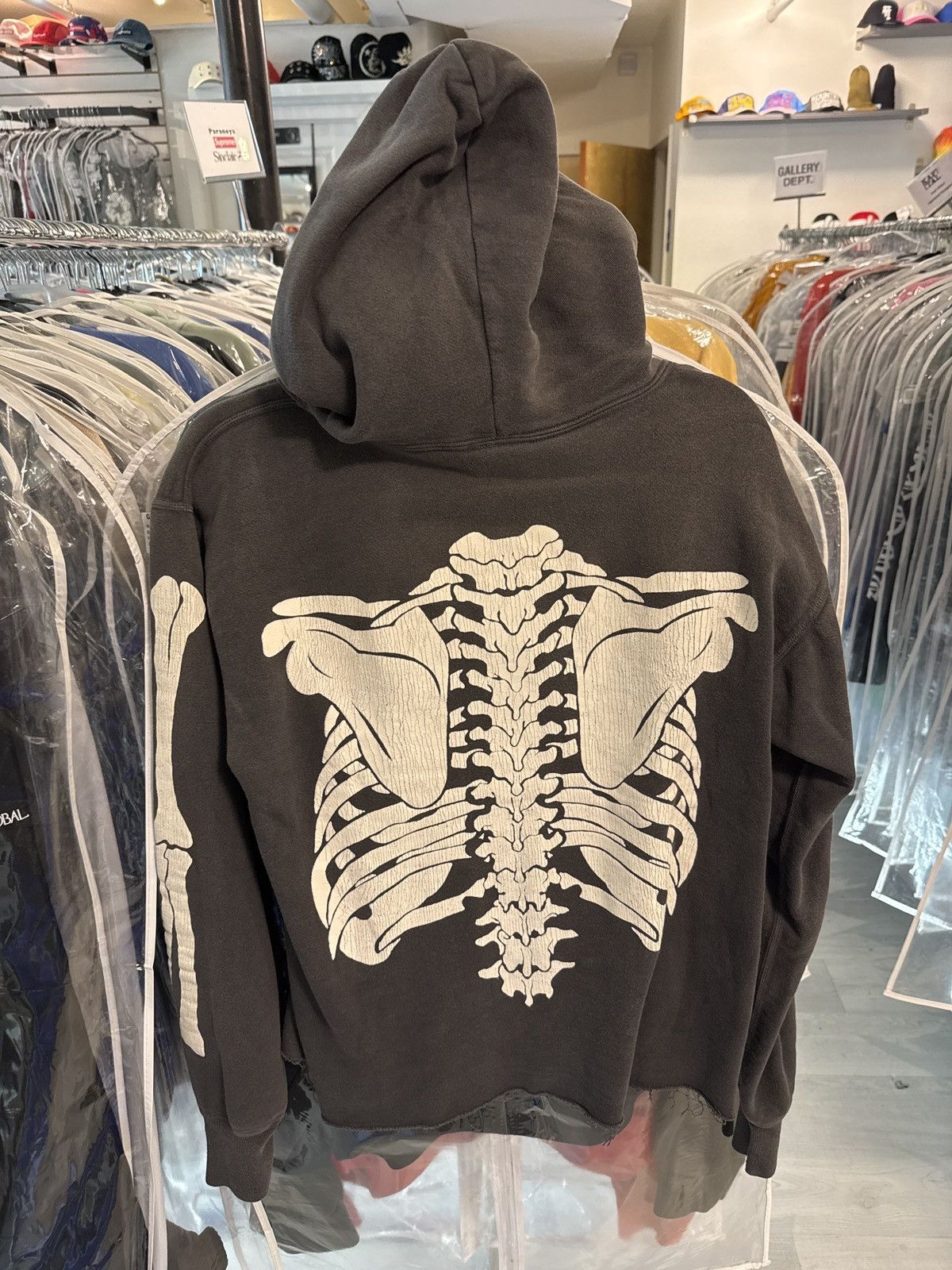 Saint Michael × Vlone Saint Michael x Vlone Bones Hoodie | Grailed