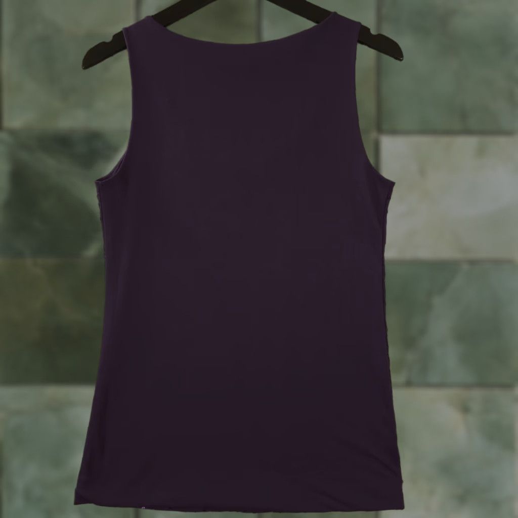 Ann Taylor Ann Taylor Tank Top Womens Small Purple Sequin Embroidered Sleeveless Shirt Size S / US 4 / IT 40 - 1 Thumbnail