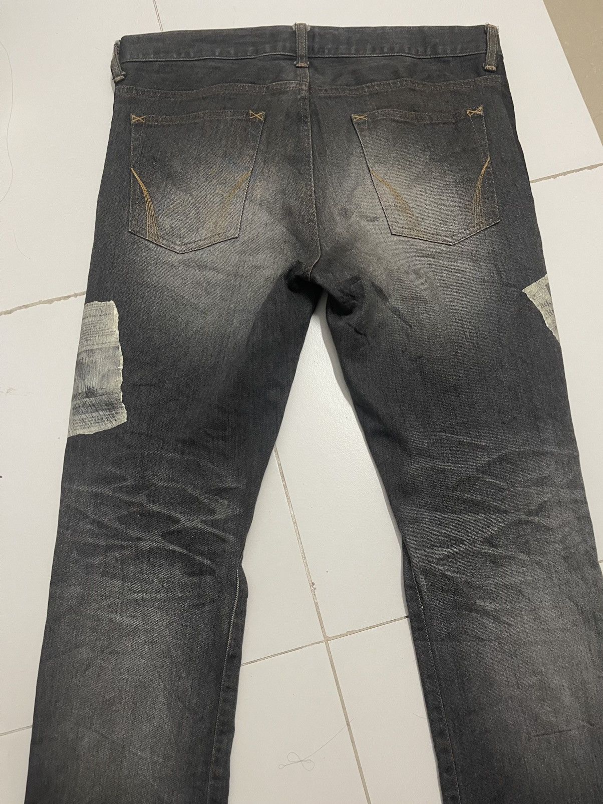 Katharine Hamnett London RARE🔥 Vintage Katharine Hamnett London Patch Paper Jeans Size US 32 / EU 48 - 5 Thumbnail
